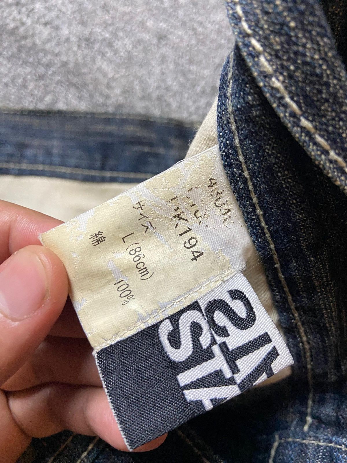 Fashion Victim × Japanese Brand × Vintage Vintage STARE Japanese Brand Distressed Denim Jeans (122) Size US 35 - 8 Thumbnail