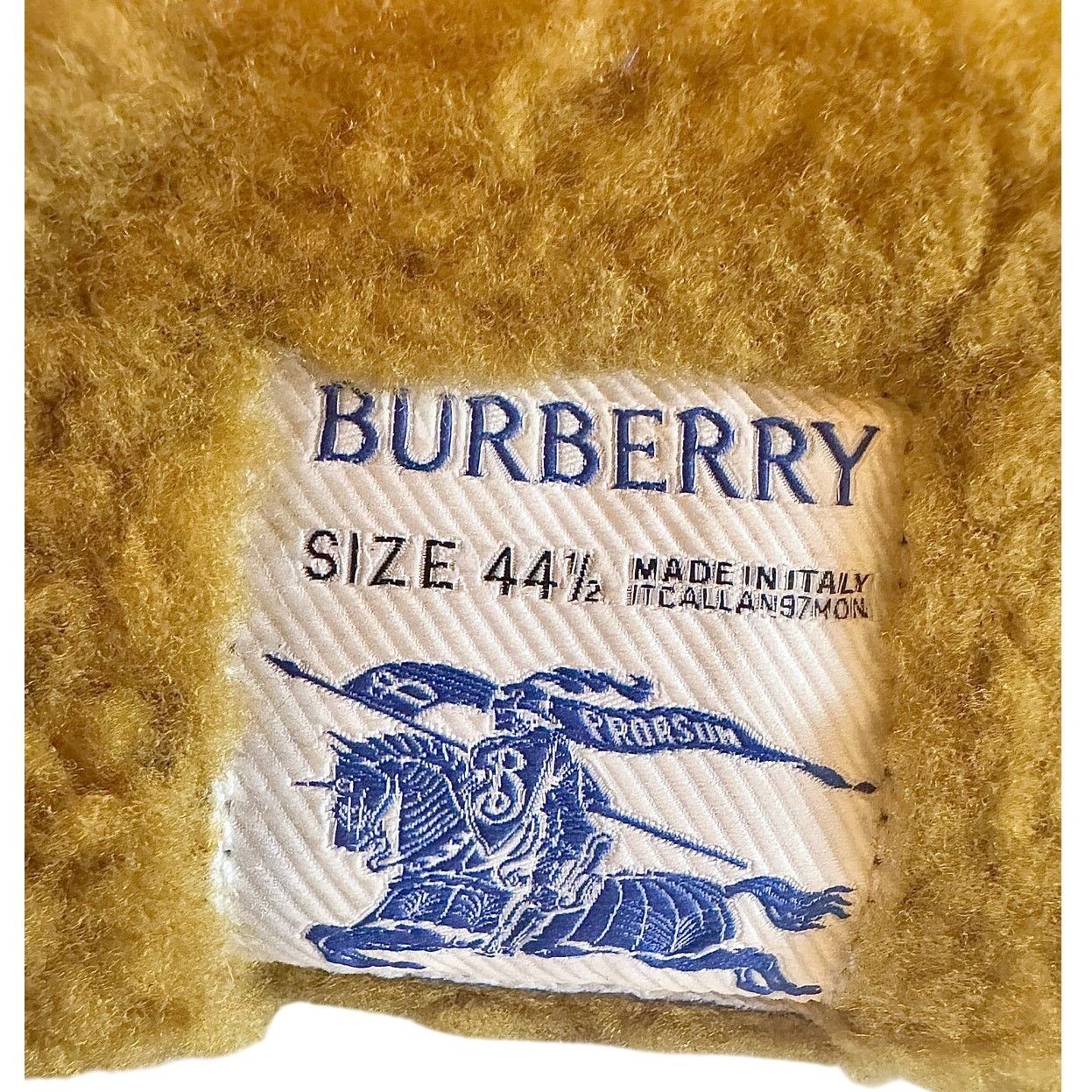 Burberry Burberry *NEW* Stony Suede & Shearling Wood Mules Size US 11 / EU 44 - 6 Thumbnail