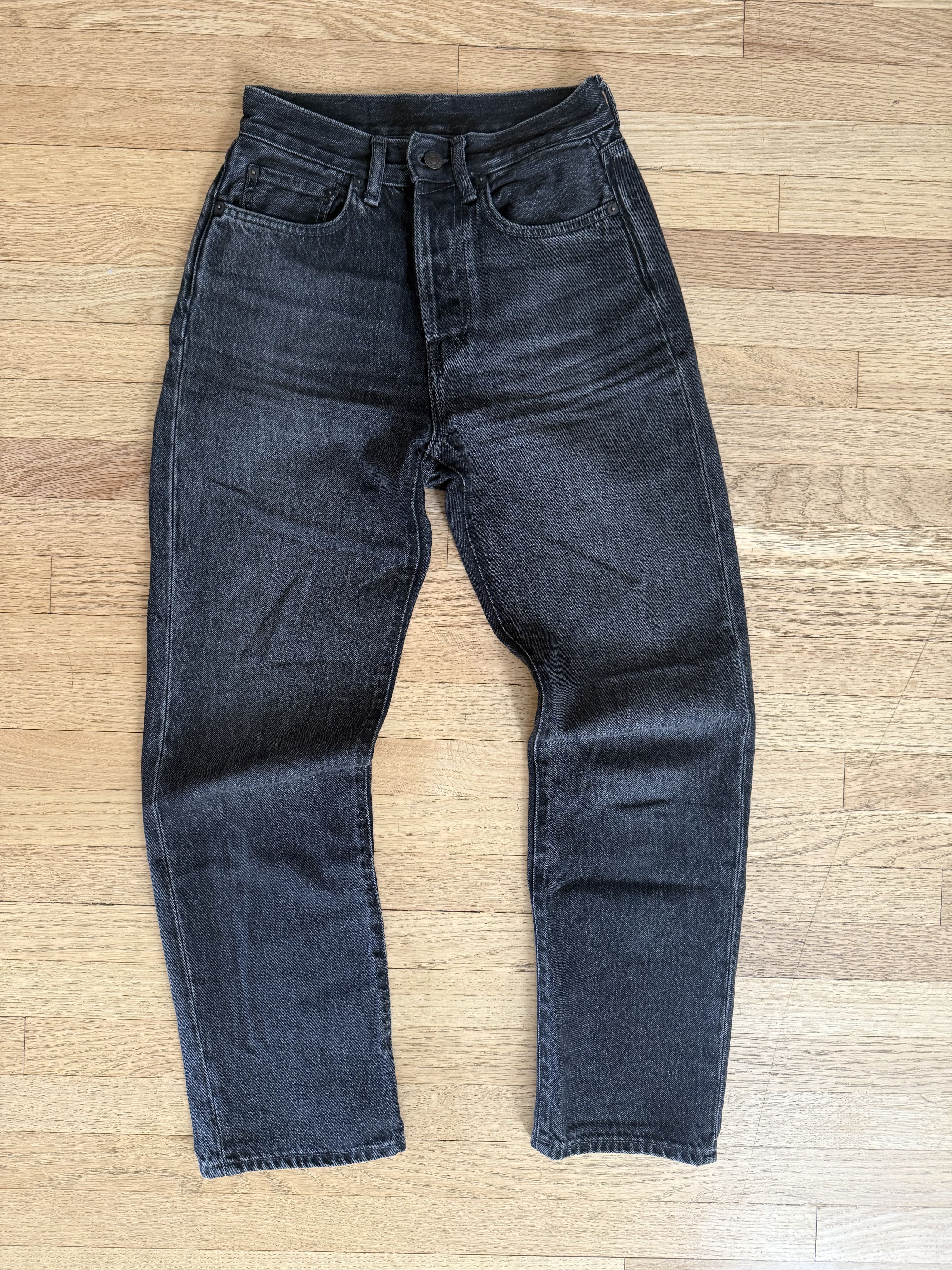 Acne Studios Black Acne Denim Size 23" - 2 Thumbnail