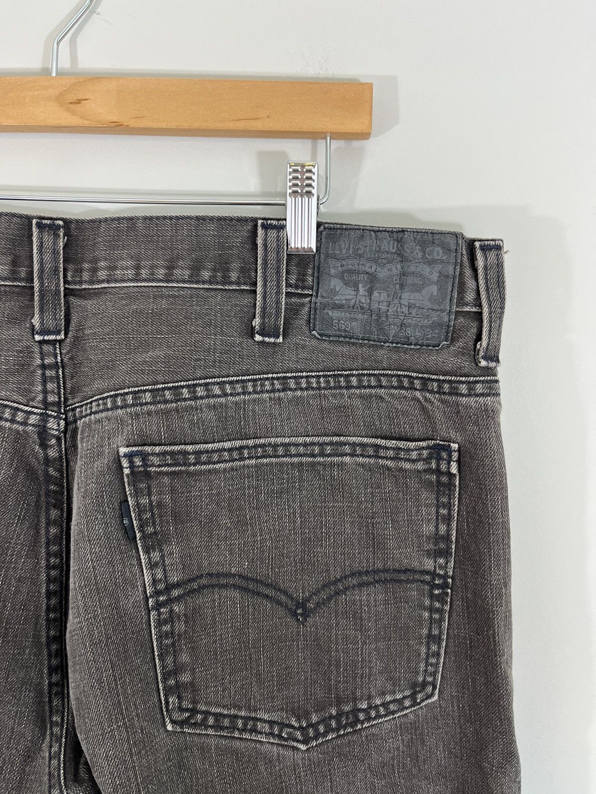 Levi's Sun Faded Levi 569 Distressed Thrashed Jeans Size US 38 / EU 54 - 13 Thumbnail