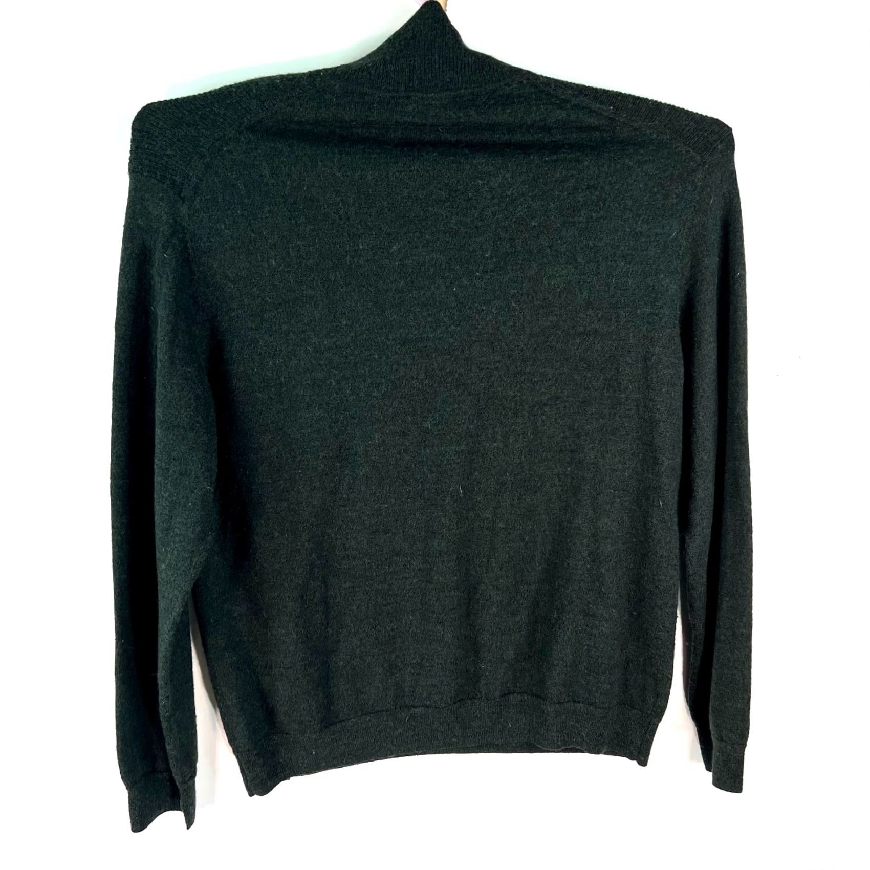 Calvin Klein Calvin Klein Mens Marino Wool 1/4 Zip Soft Knit Gray Pullover Sweater XL Shirt Adult Regular Gray 1/4 Zip Classic Knit Size US XL / EU 56 / 4 - 3 Thumbnail