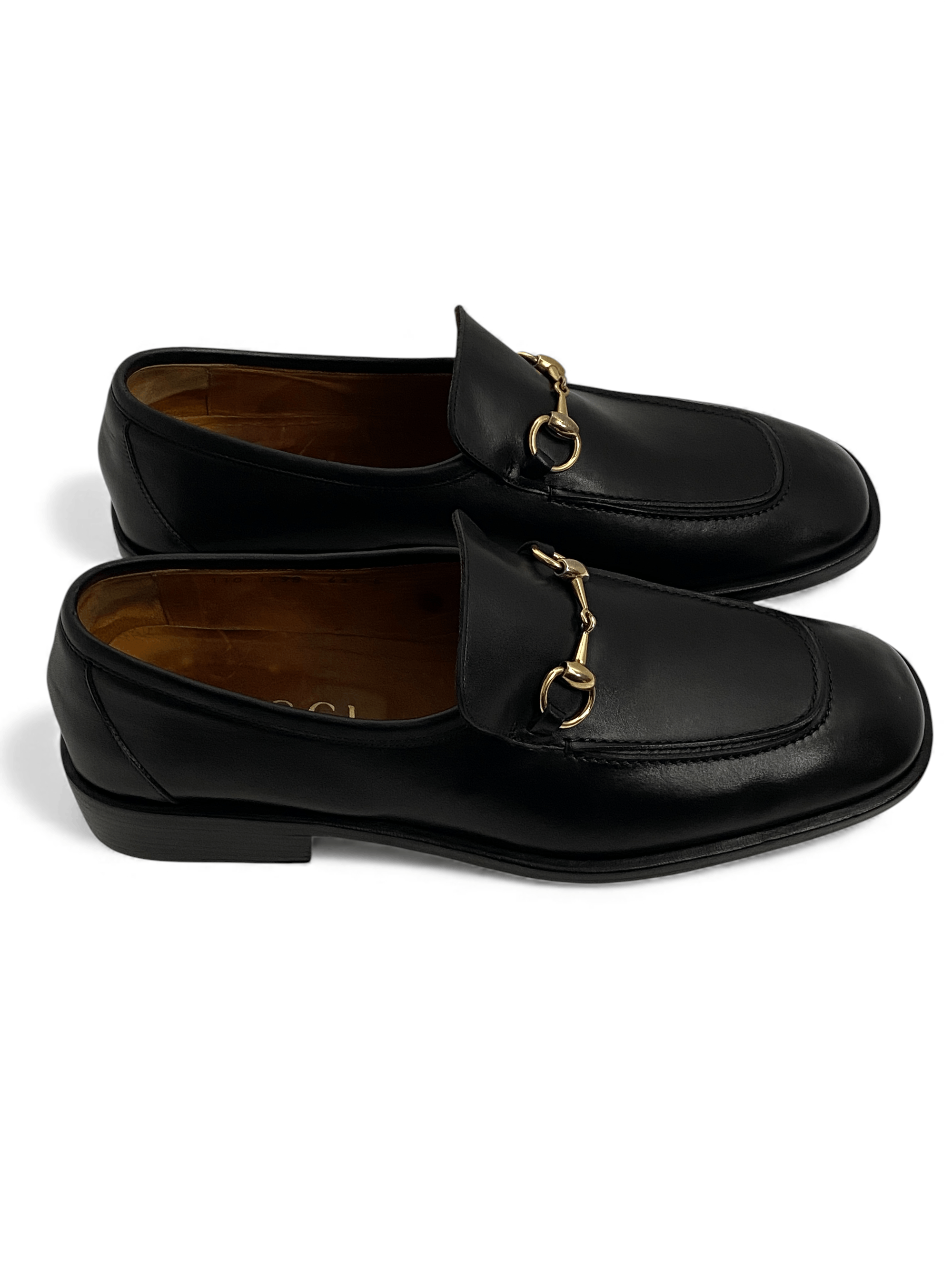 Gucci Gucci Horsebit GG Classic Dress Black Leather Loafers Shoes Size US 10.5 / EU 43-44 - 3 Thumbnail