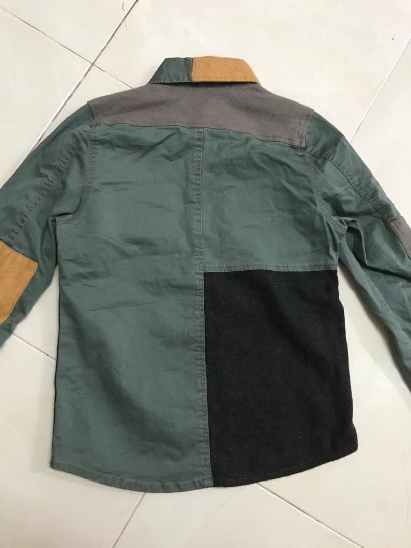 Designer × Japanese Brand JEAN NASSAUS CALIFORNIA PATCHWORK SHIRT WOMEN Size XS / US 0-2 / IT 36-38 - 3 Thumbnail