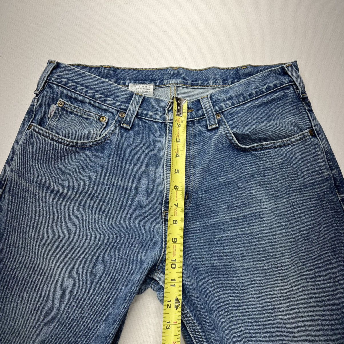Carhartt × Vintage Carhartt Jeans Blue Loose Fit Straight Blue Faded Logo Y2K Size US 33 - 20 Thumbnail