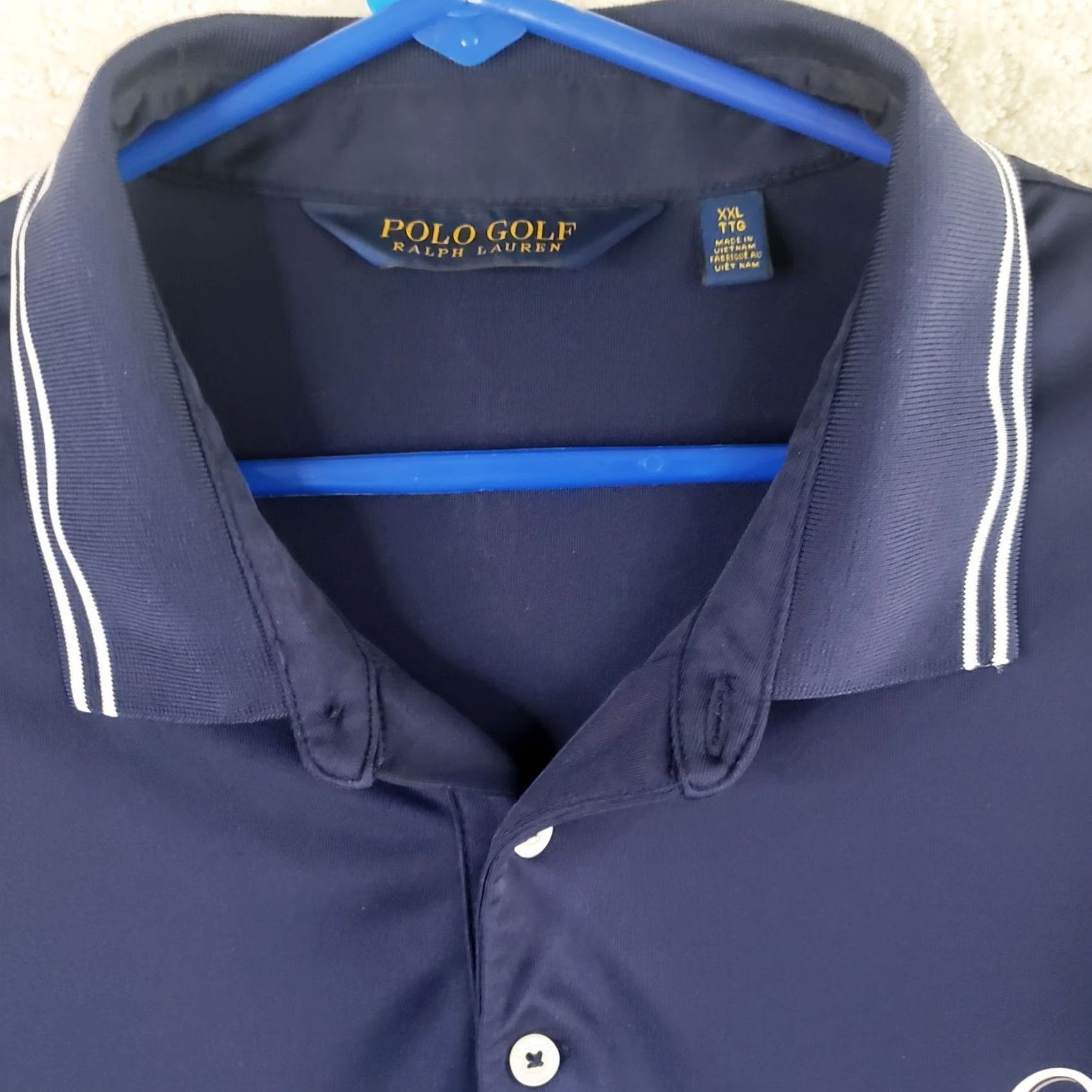 Ralph Lauren VINTAGE Ralph Lauren Golf Polo 2017 PGA Championship Logo XXL Blue Quail Hallow Polo Shirt Men 2XL Sports Golf PGA Womens Mens Girls? Size US XXL / EU 58 / 5 - 4 Thumbnail
