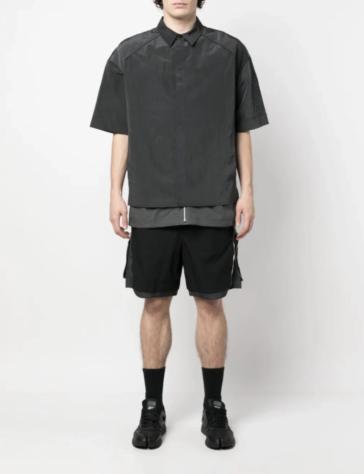 Juun.J Junn.J Double Layer Nylon Shirt Size US M / EU 48-50 / 2 - 4 Thumbnail