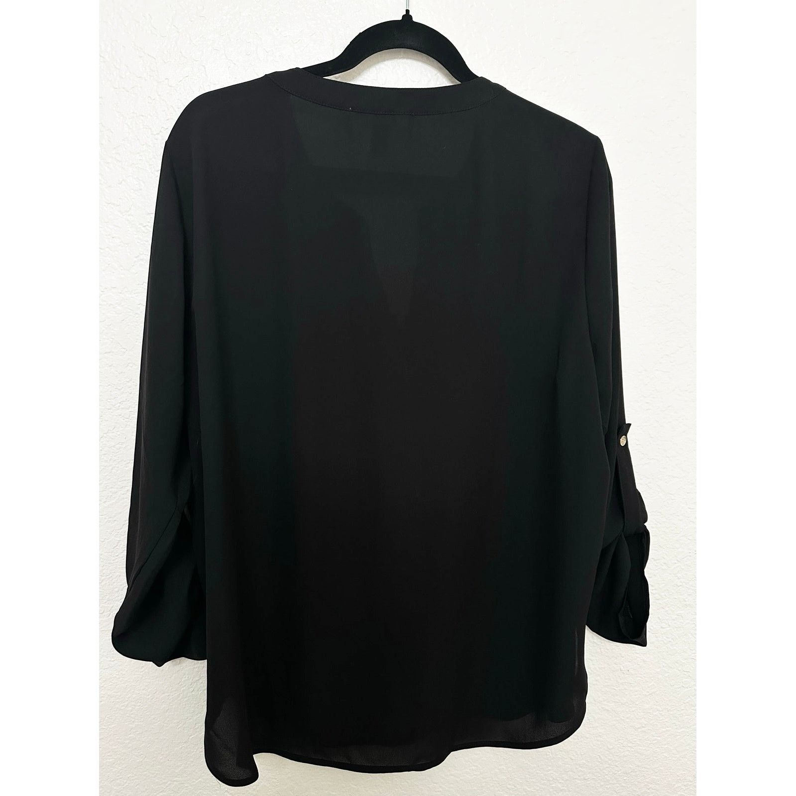Michael Kors Michael Kors Front-Zip Blouse SZ M Size M / US 6-8 / IT 42-44 - 3 Thumbnail