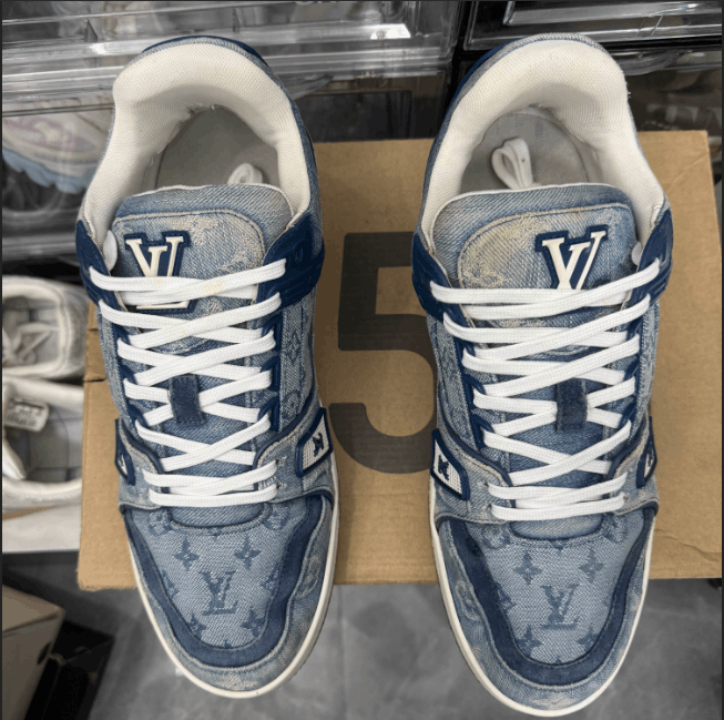Louis Vuitton Louis Vuitton low-top sneakers Size US 8 / EU 41 - 3 Thumbnail