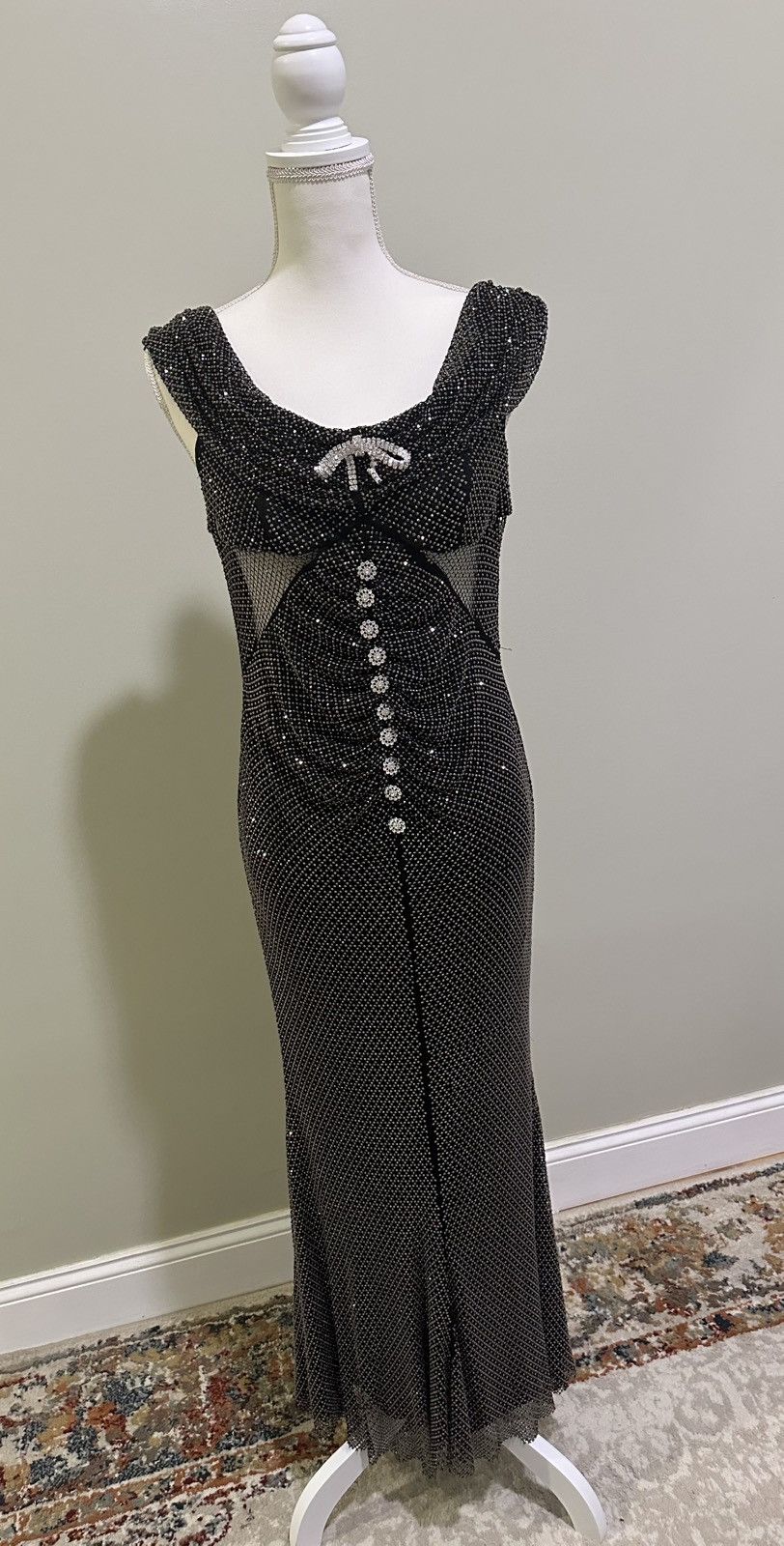 Self-Portrait Self-portrait Crystal-embellished Dress Size M / US 6-8 / IT 42-44 - 5 Thumbnail