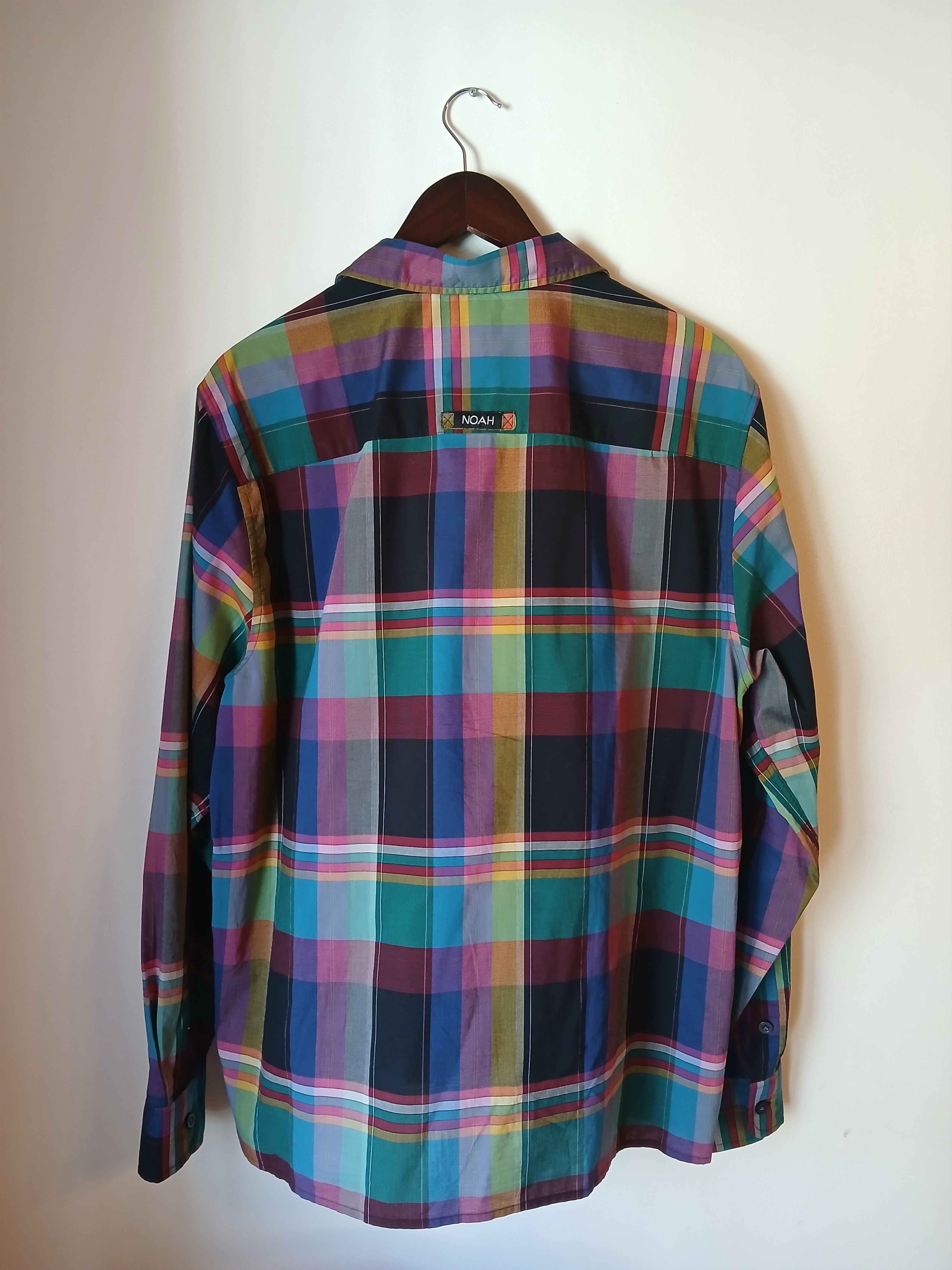 Noah NOAH NYC Madras Plaid Button-Up Shirt Size US XL / EU 56 / 4 - 2 Thumbnail