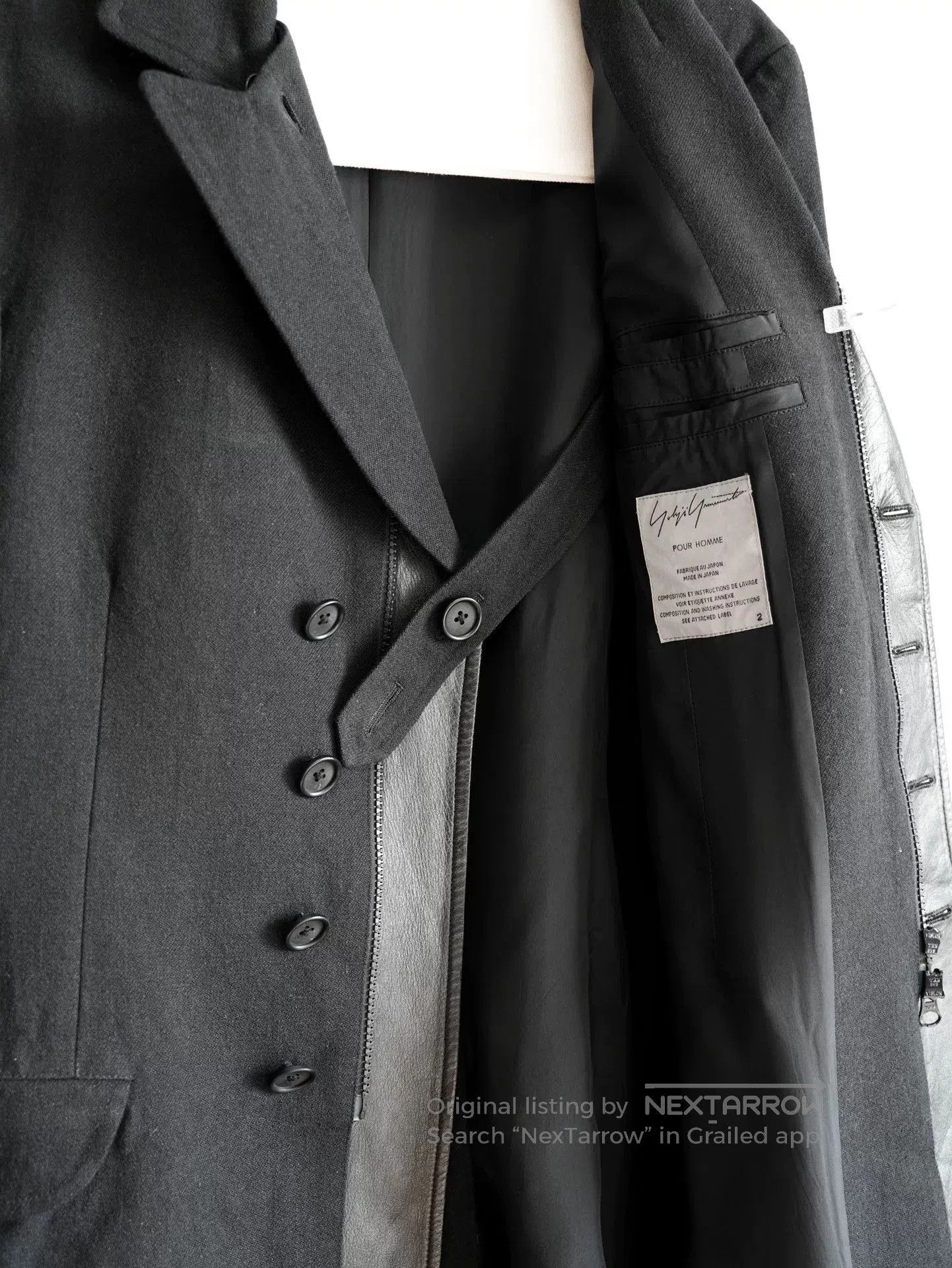 Yohji Yamamoto black zip front jacket by yohji yamamoto. Size US M / EU 48-50 / 2 - 4 Thumbnail