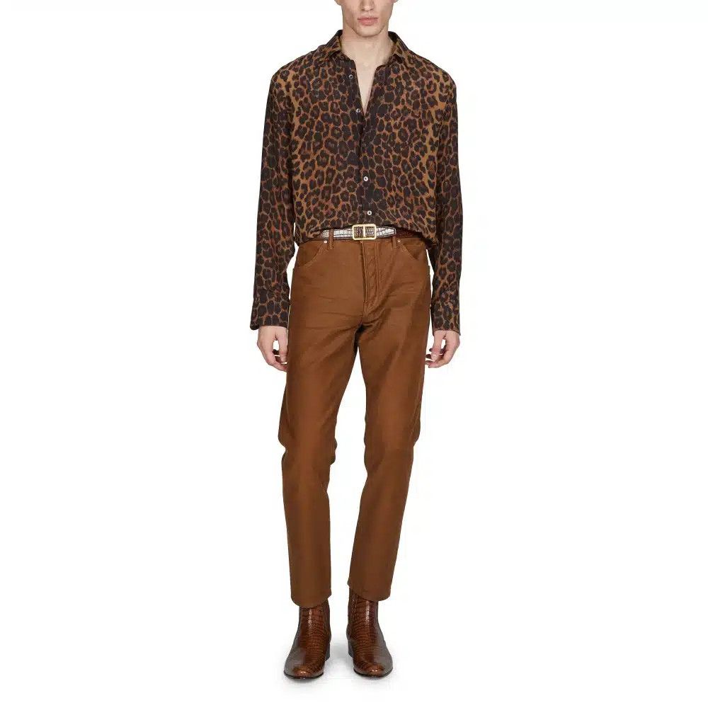 Tom Ford o1loc1c0625 DPT002 Tapered Fit Denim in Brown Size US 34 / EU 50 - 2 Thumbnail