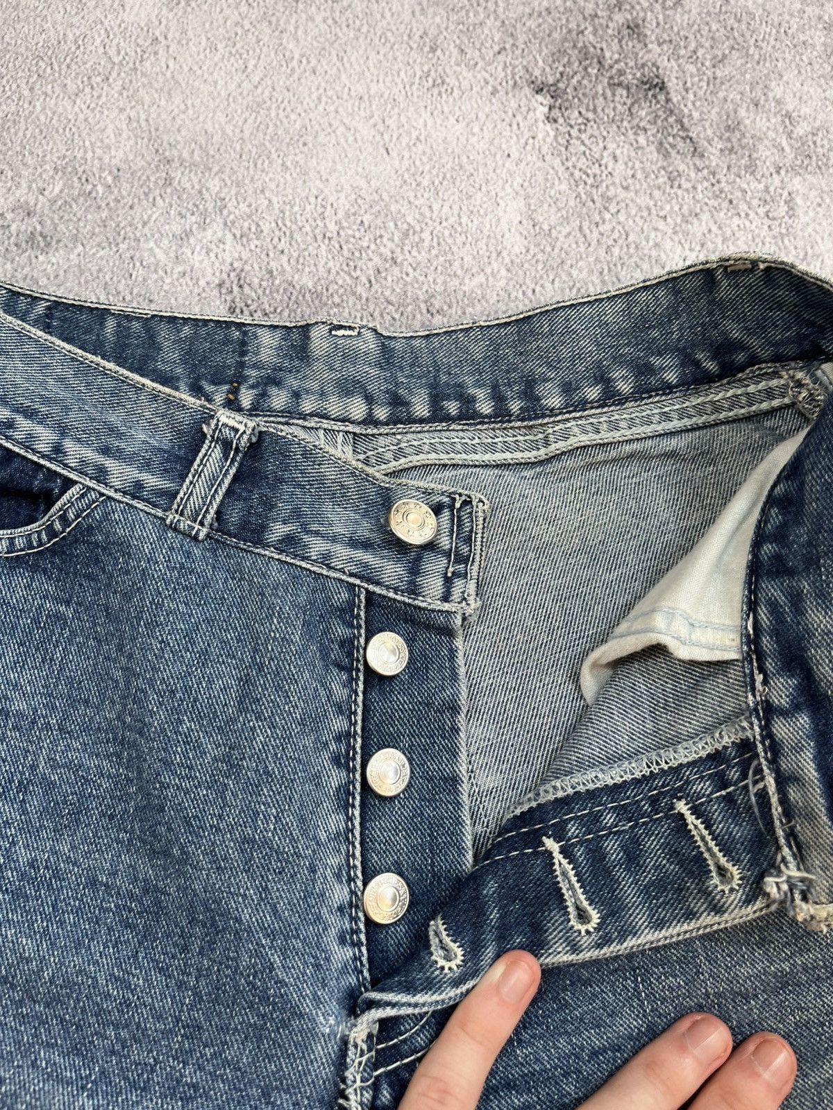 Levi's Vintage Levi’s 501 USA denim blue jeans streetwear style 26 Size 26" / US 2 / IT 38 - 9 Thumbnail