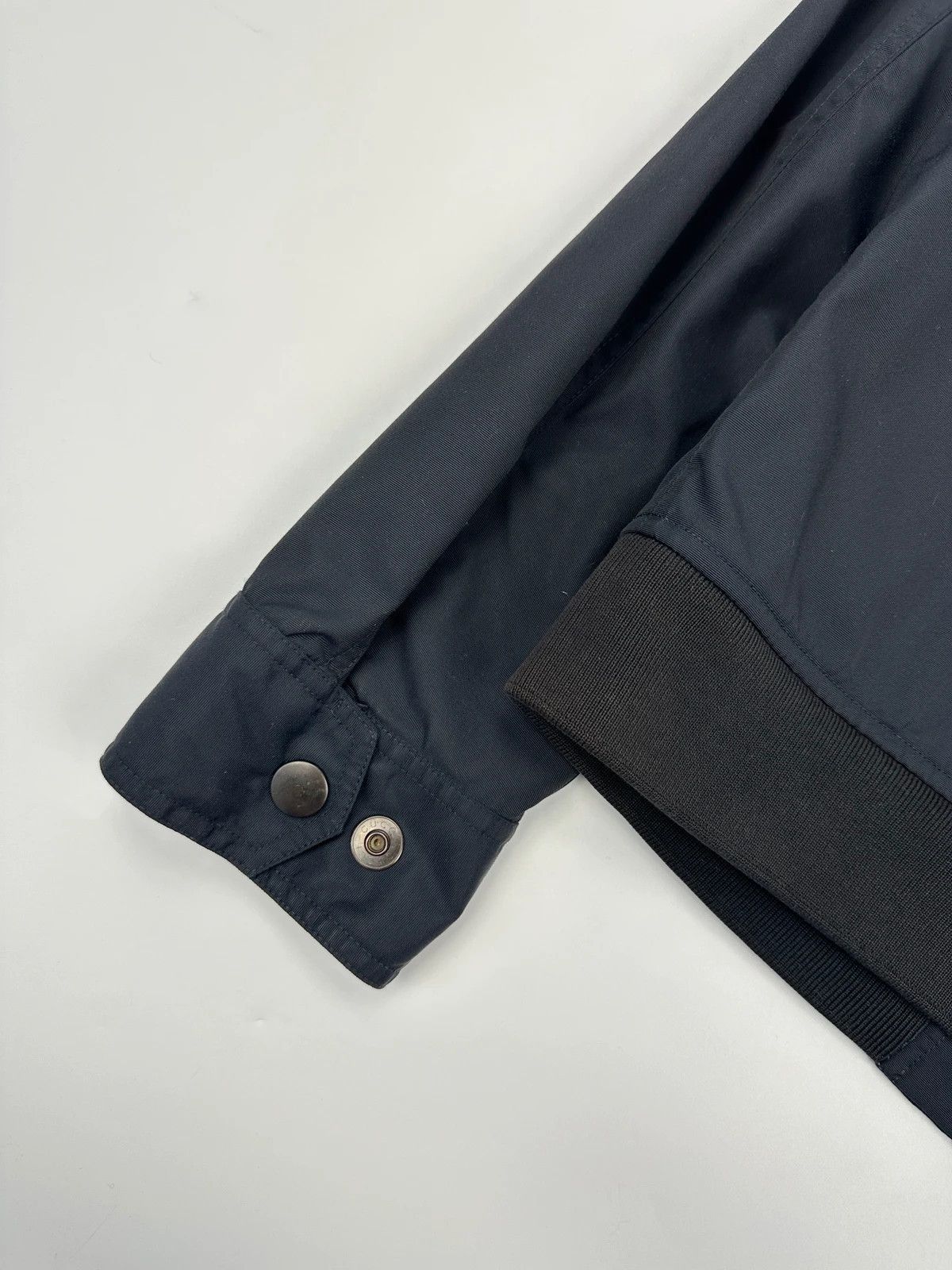 Gucci Gucci 00’s Navy Blue Leather Insert Bomber Jacket Size US M / EU 48-50 / 2 - 6 Thumbnail