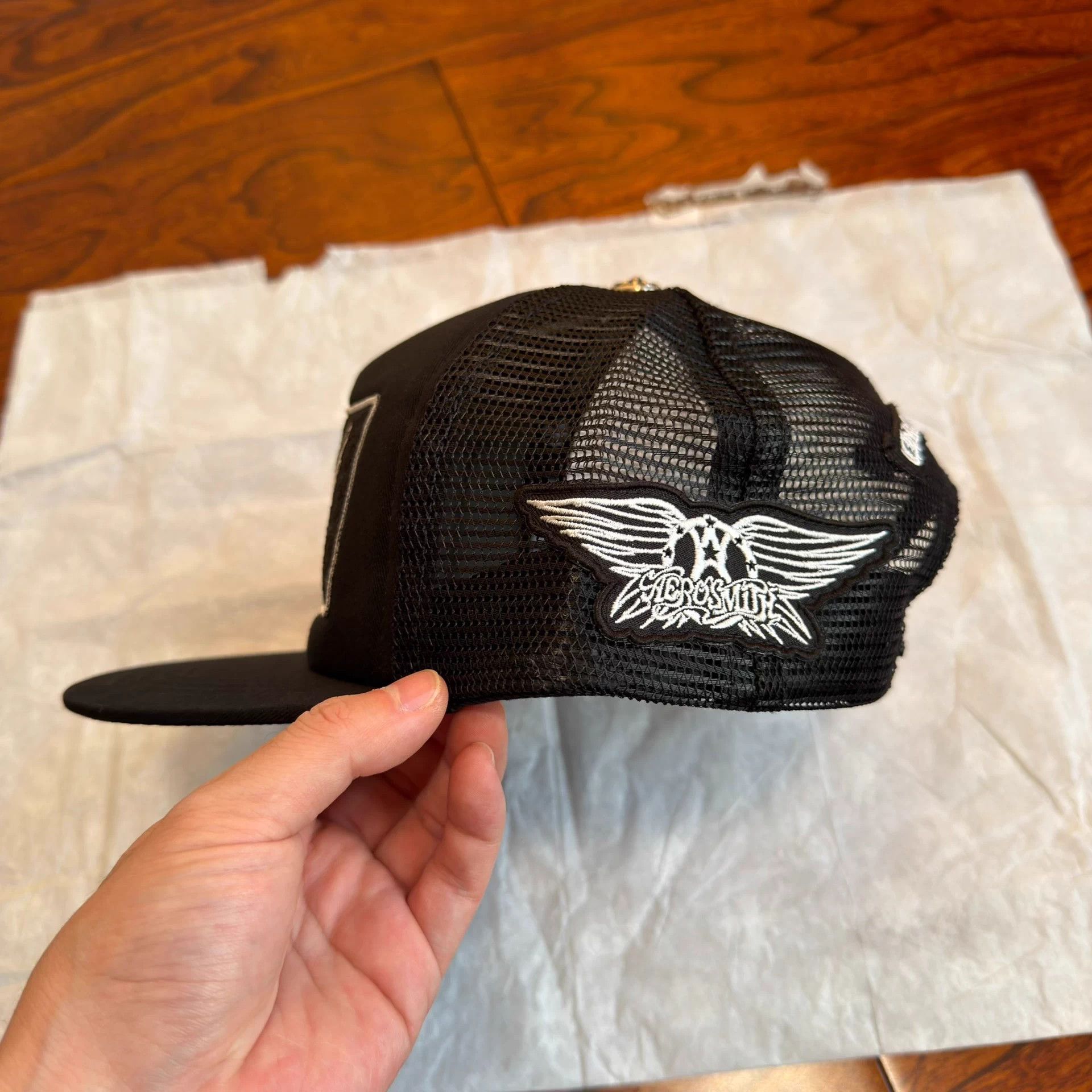 Chrome Hearts Chrome Hearts foti yungblud trucker cap black cross Size ONE SIZE - 3 Thumbnail