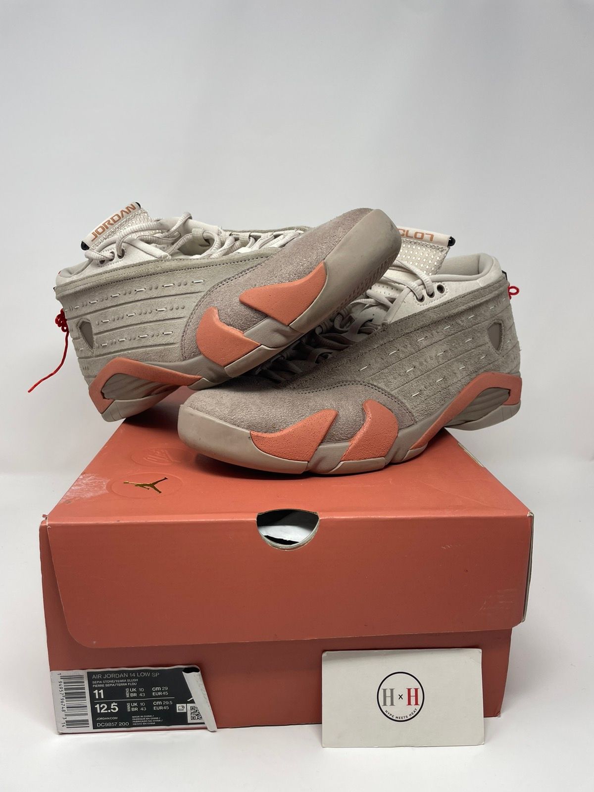 Pre-owned Jordan Brand Air Jordan 14 Retro Low Clot Terracotta Shoes In Clay
