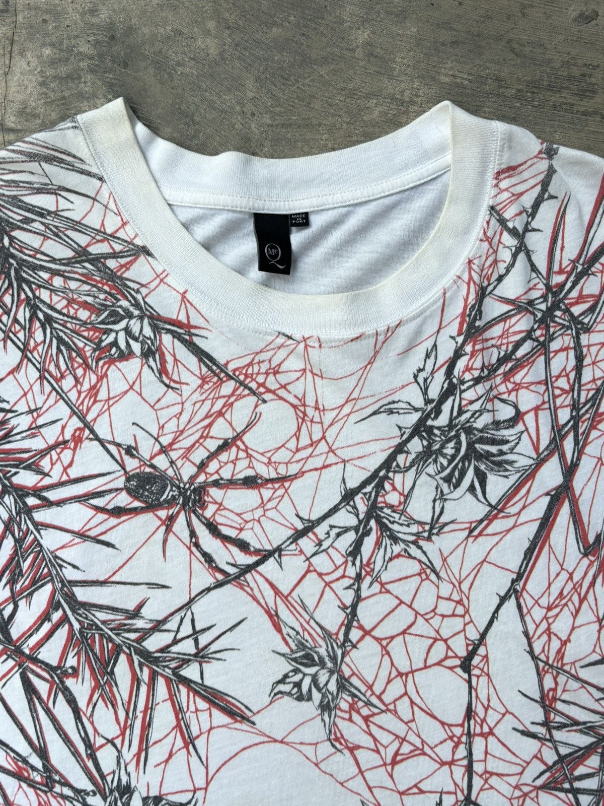 Alexander McQueen McQ Alexander McQueen Optic White Microgarden Print Dropped Size US L / EU 52-54 / 3 - 4 Thumbnail