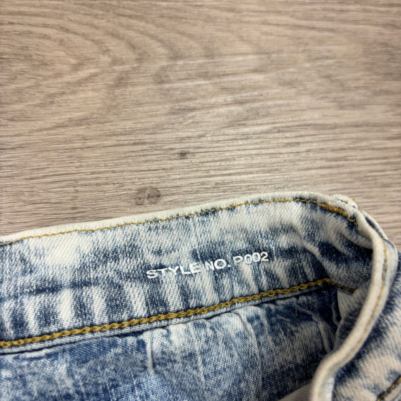 Purple Brand Purple Brand P002 Slim Acid Wash Jeans Men's 32x33 Size US 32 / EU 48 - 7 Thumbnail