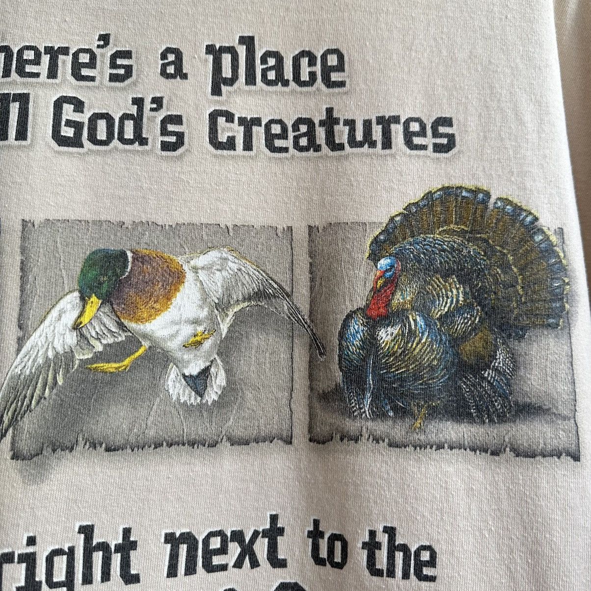 Vintage Vintage 2003 Buck Wear Graphic Humor Hunter Tee Size US XL / EU 56 / 4 - 4 Thumbnail
