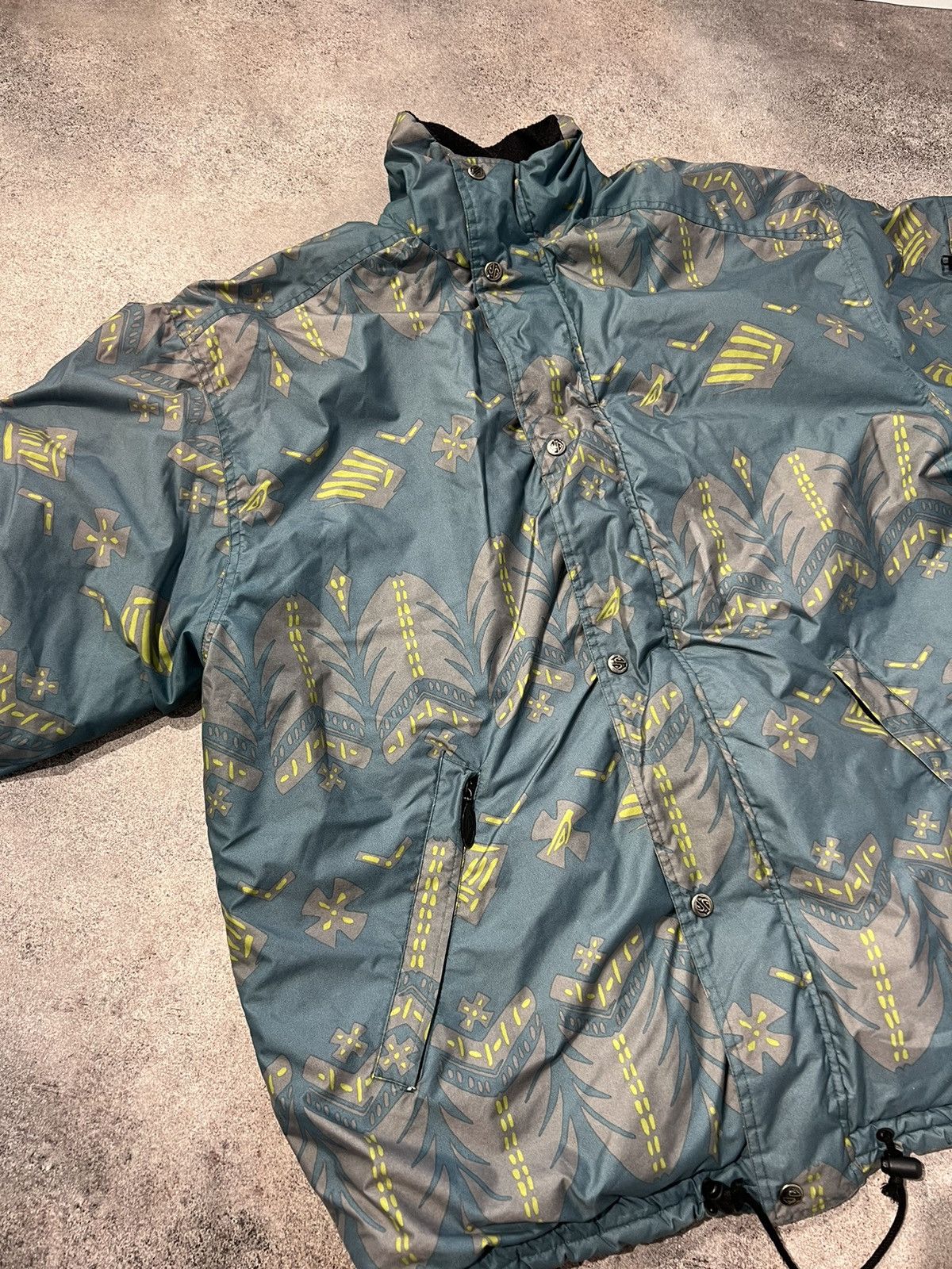 Quiksilver × Vintage Quiksilver vintage rare printed warm jacket Size US L / EU 52-54 / 3 - 4 Thumbnail