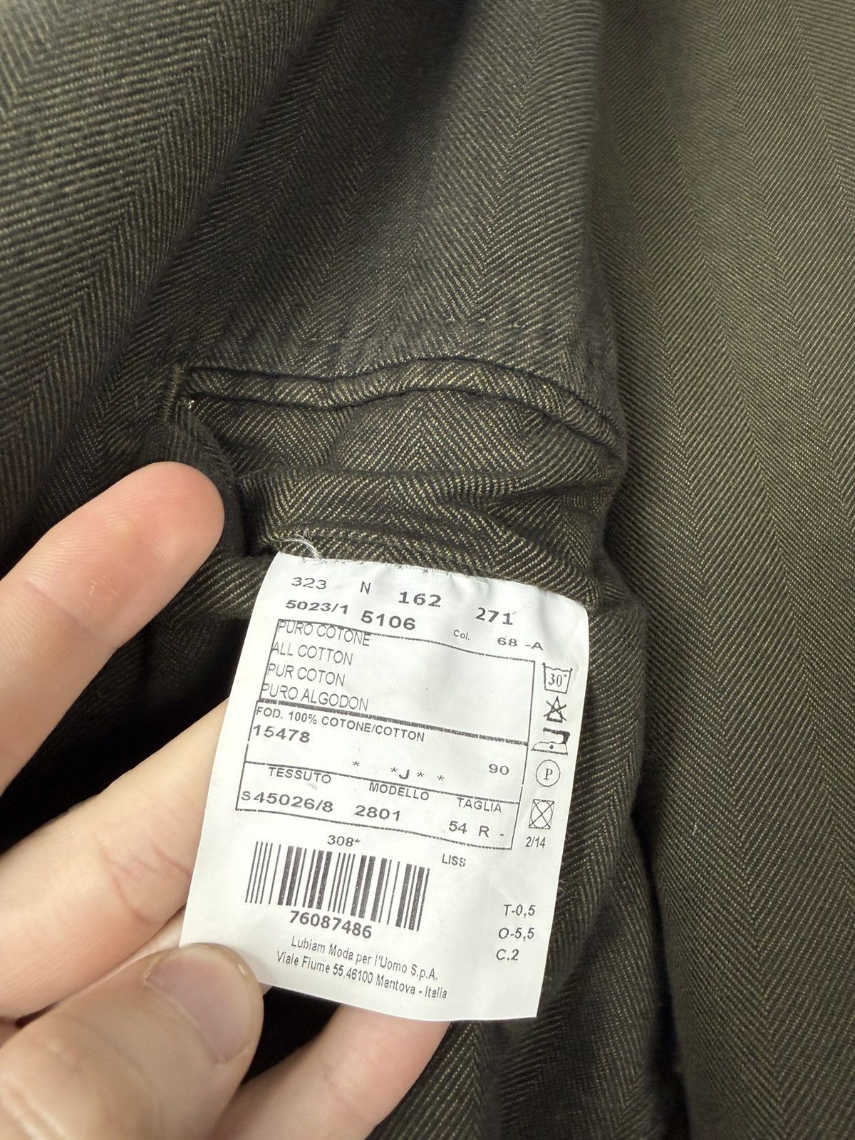 L.B.M. 1911 L.B.M. 1911 Luxury Blazer Size 46S - 7 Thumbnail