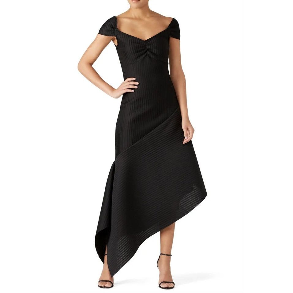 Opening Ceremony Opening Ceremony Asymmetrical Cap Sleeve Scuba Gown Size S Size S / US 4 / IT 40 - 1 Thumbnail