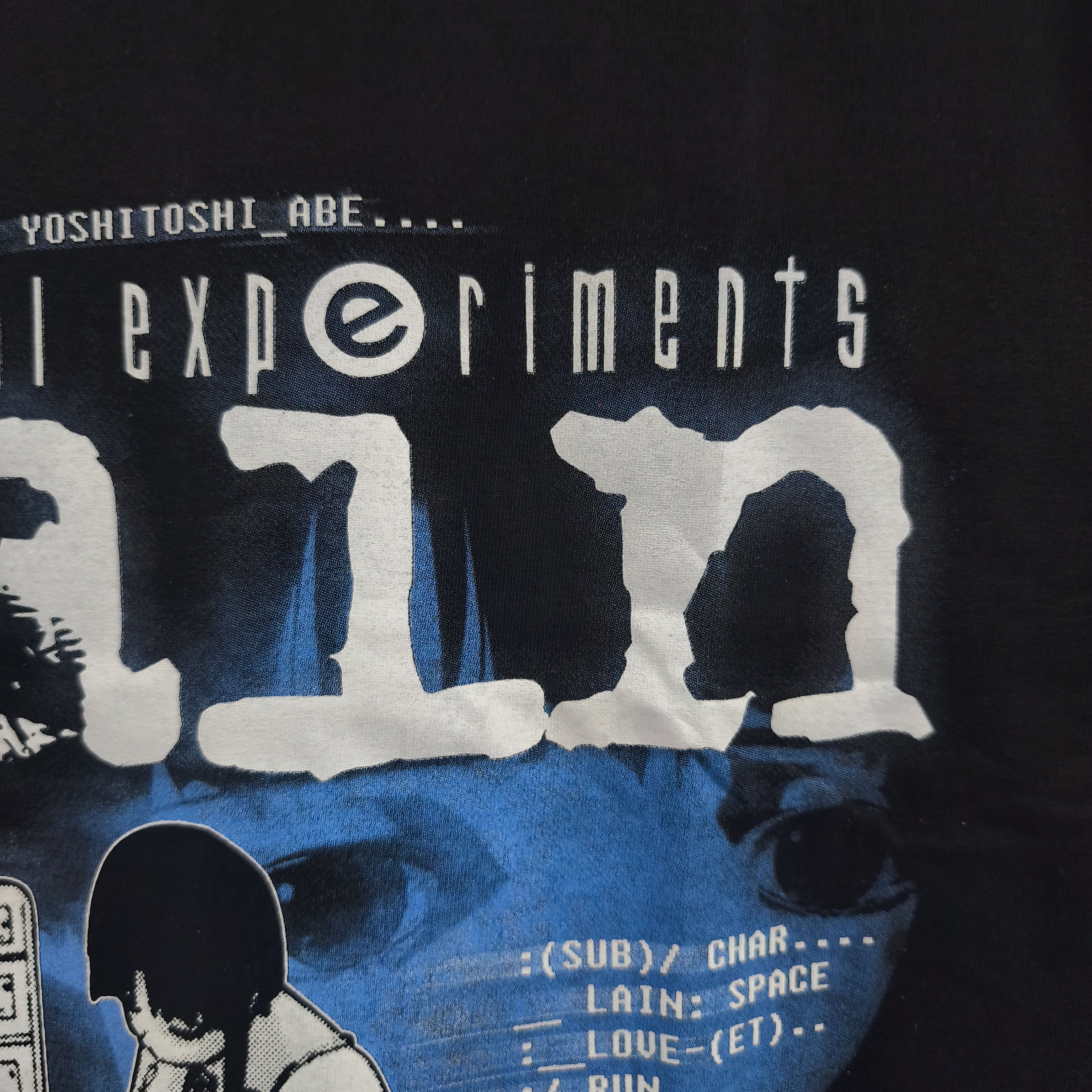 Anime Serial Experiments Lain "Have You Seen Lain" T-shirt Size US XL / EU 56 / 4 - 4 Thumbnail