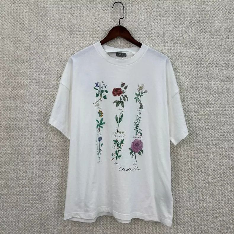 Dior Dior FW24 flower and plant specimen printed short sleeves Size US M / EU 48-50 / 2 - 1 Thumbnail