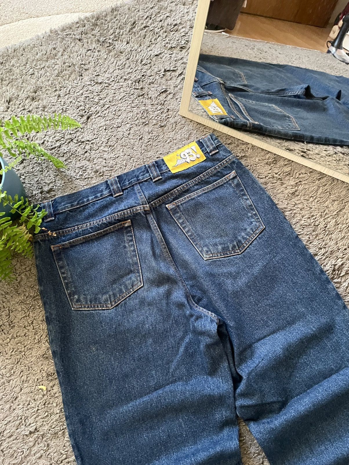 Polar Skate Co. × Vintage 93 Polar Skate Co. Denim Pants Streetwear Sk8 Vintage Logo Size US 34 / EU 50 - 10 Thumbnail