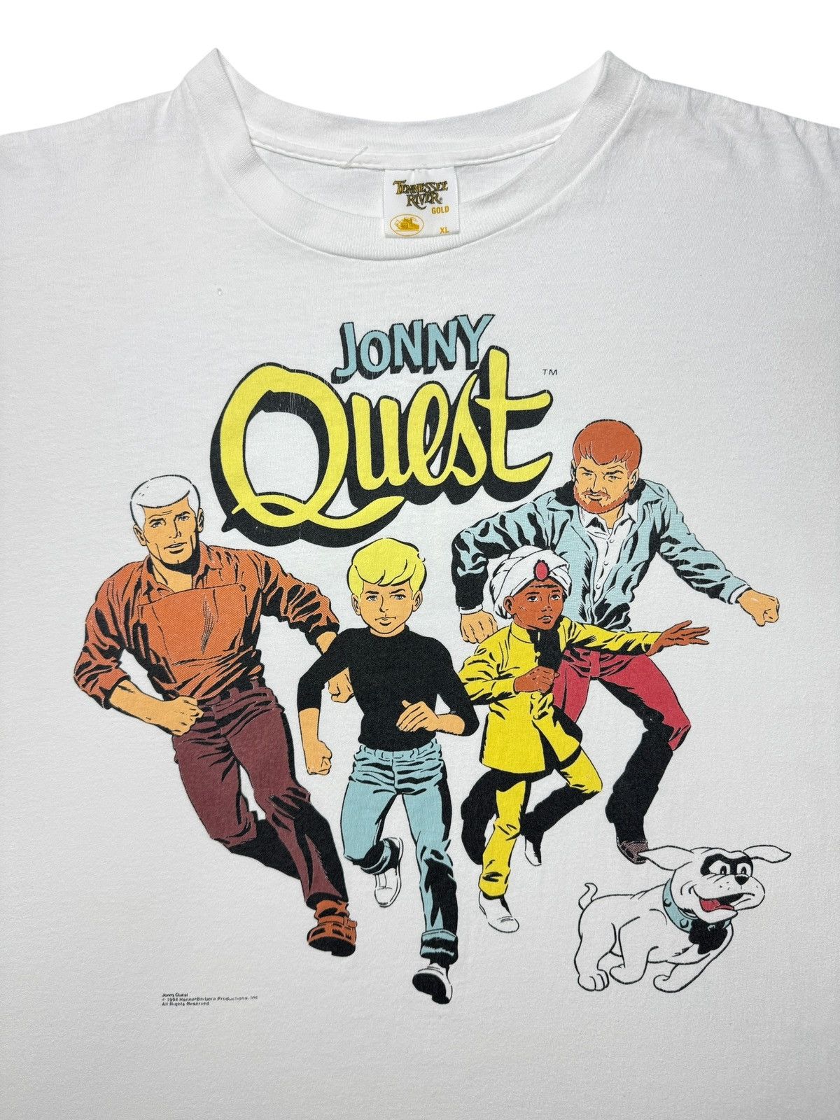 Vintage Vintage 1994 Jonny Quest Cartoon Tee Shirt Size US XL / EU 56 / 4 - 3 Thumbnail