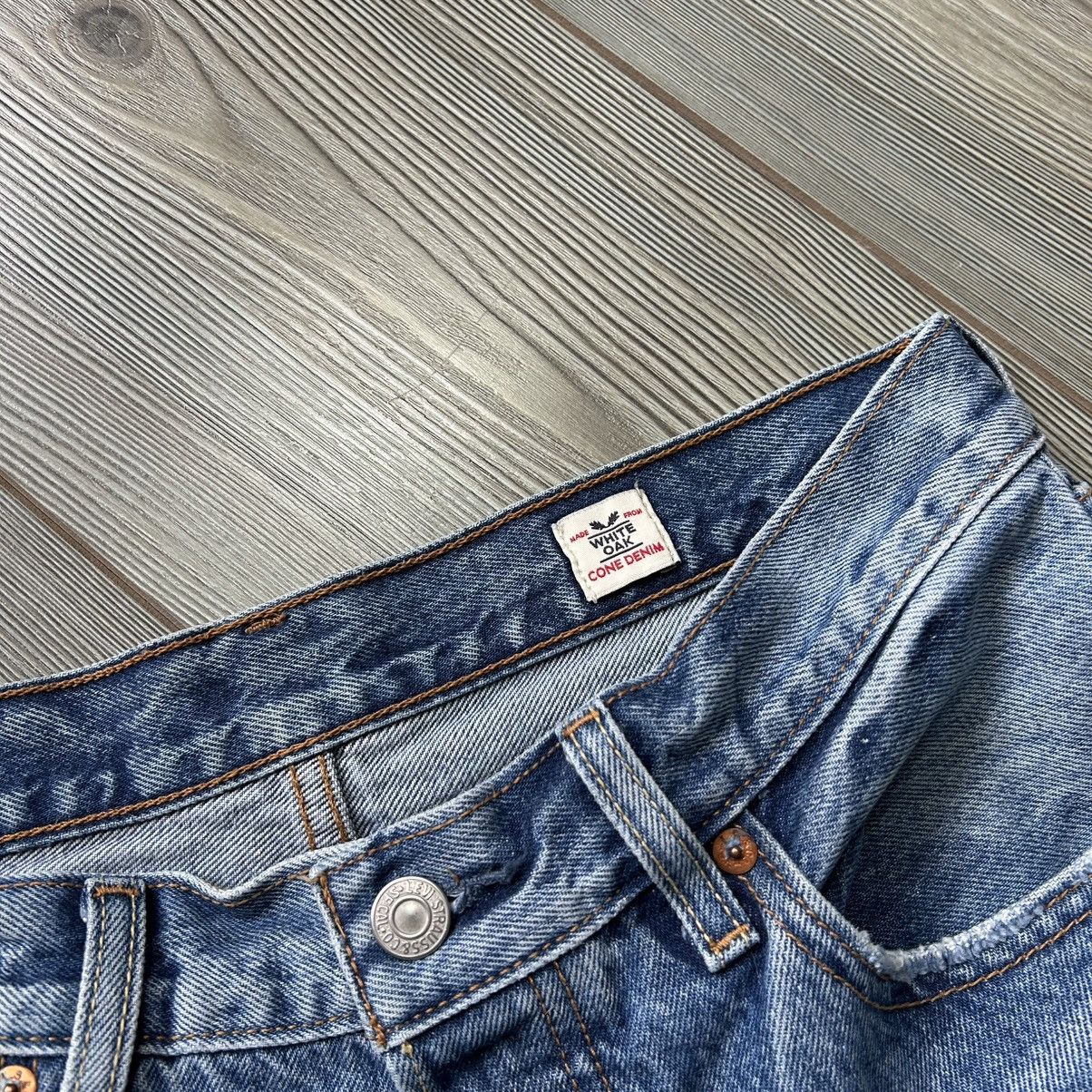 Levi's Levi’s 501 Selvedge Distressed Denim Jeans Size 27" / US 4 / IT 40 - 7 Thumbnail