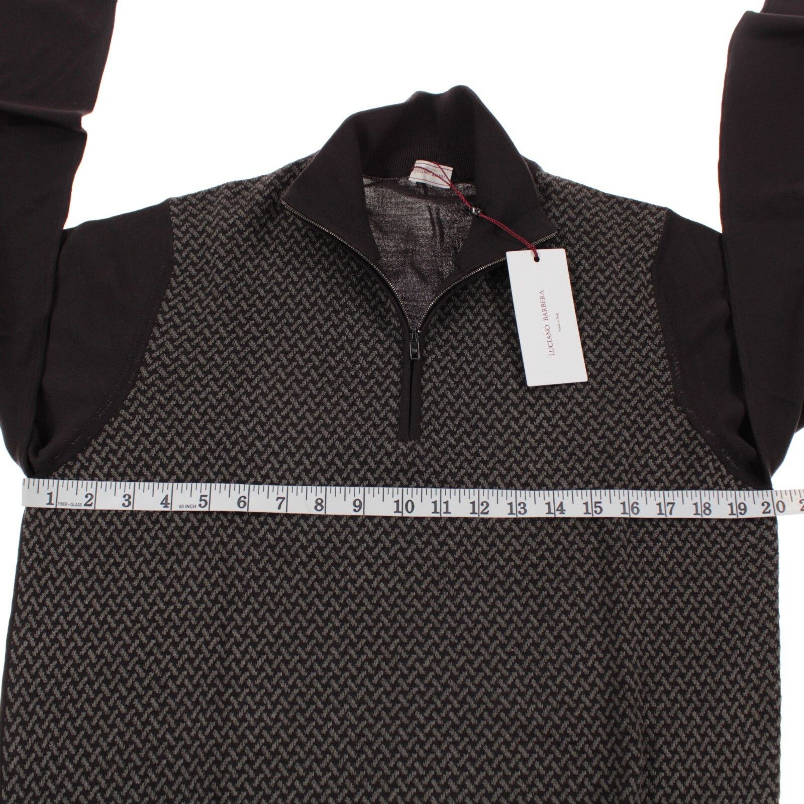 Luciano Barbera Luciano Barbera Sweater Size US M in Brown Size US M / EU 48-50 / 2 - 5 Thumbnail