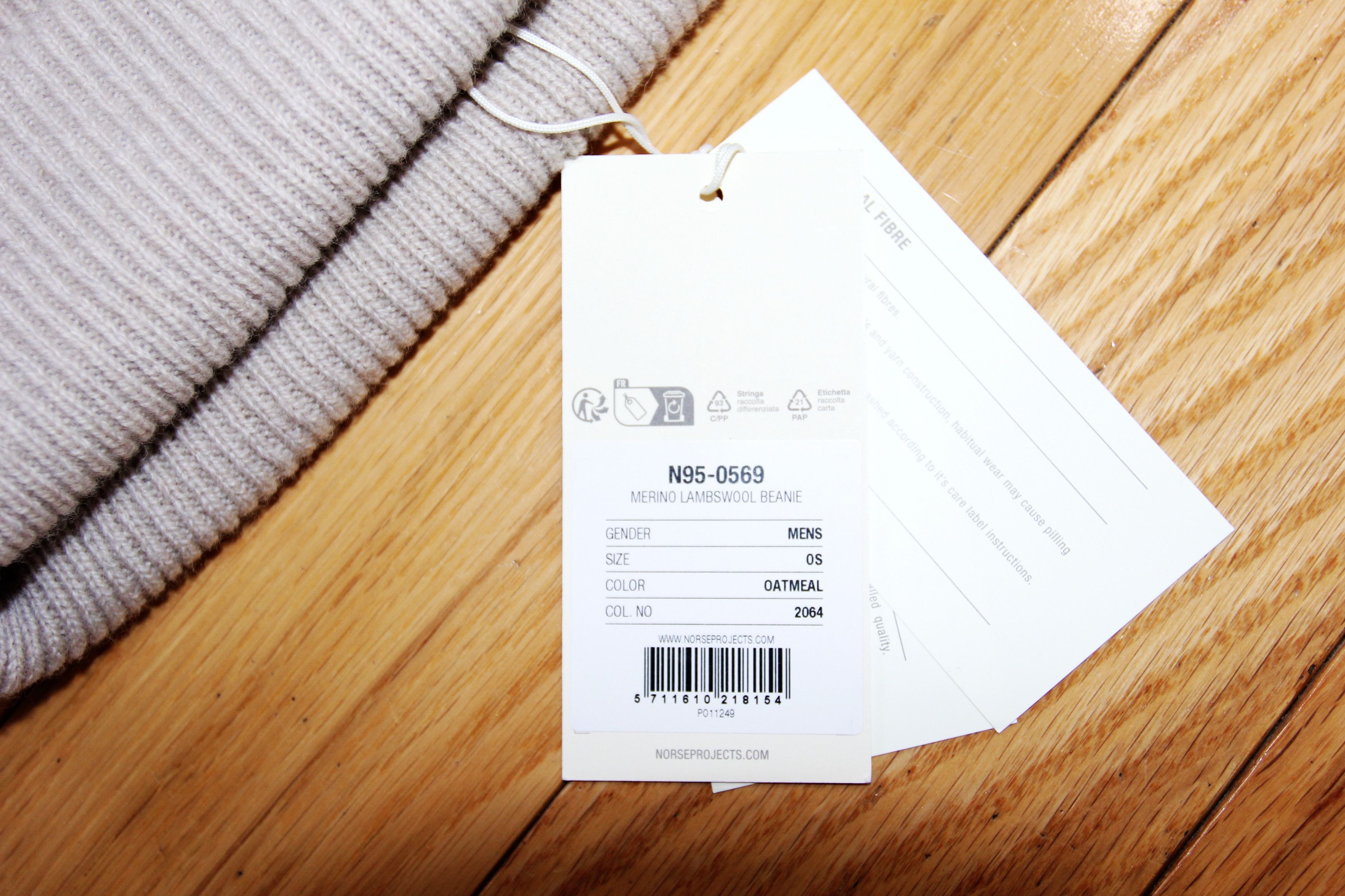 Norse Projects BNWT AW25 NORSE PROJECTS MERINO LAMBSWOOL BEANIE Size ONE SIZE - 4 Thumbnail