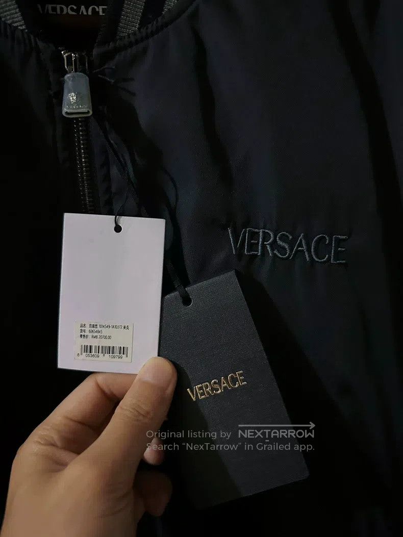 Versace Versace Logo back embroidered dragon brocade cotton jacket Size US M / EU 48-50 / 2 - 6 Thumbnail