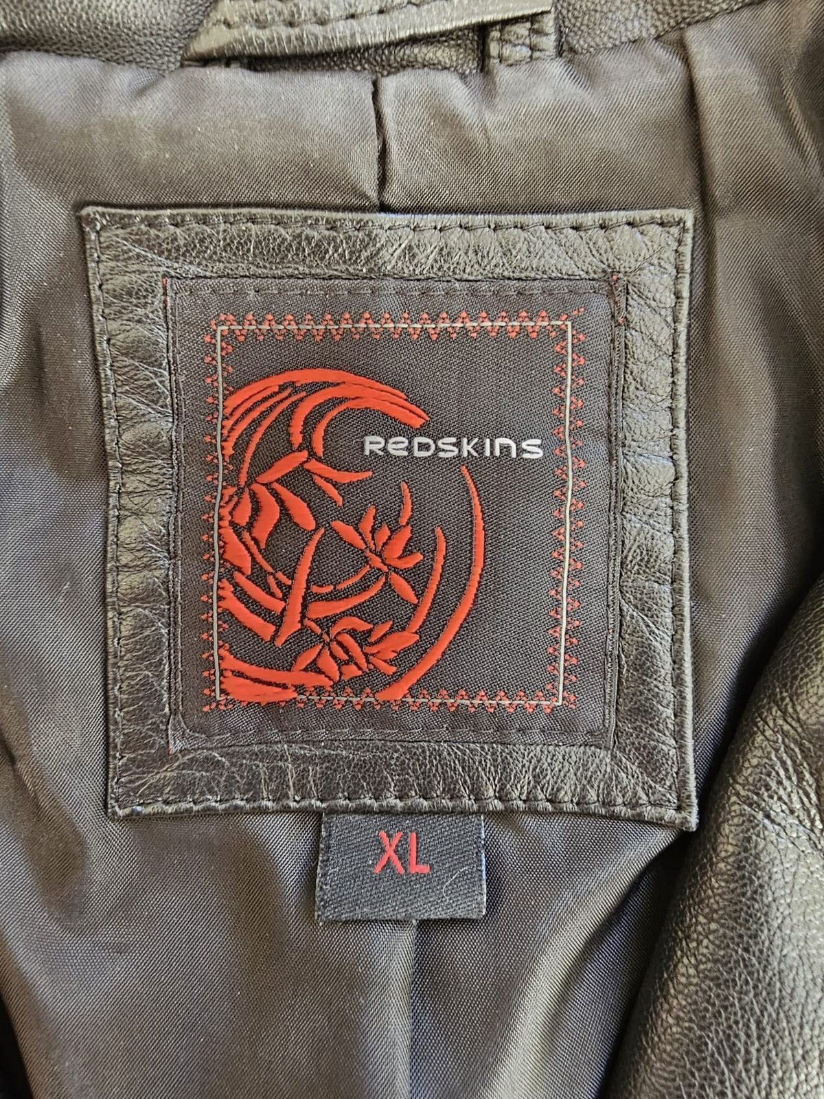 Other VINTAGE REDSKINS "Buttery Soft" Leather ¾ Coat - Rare Label Size XL / US 12-14 / IT 48-50 - 6 Thumbnail