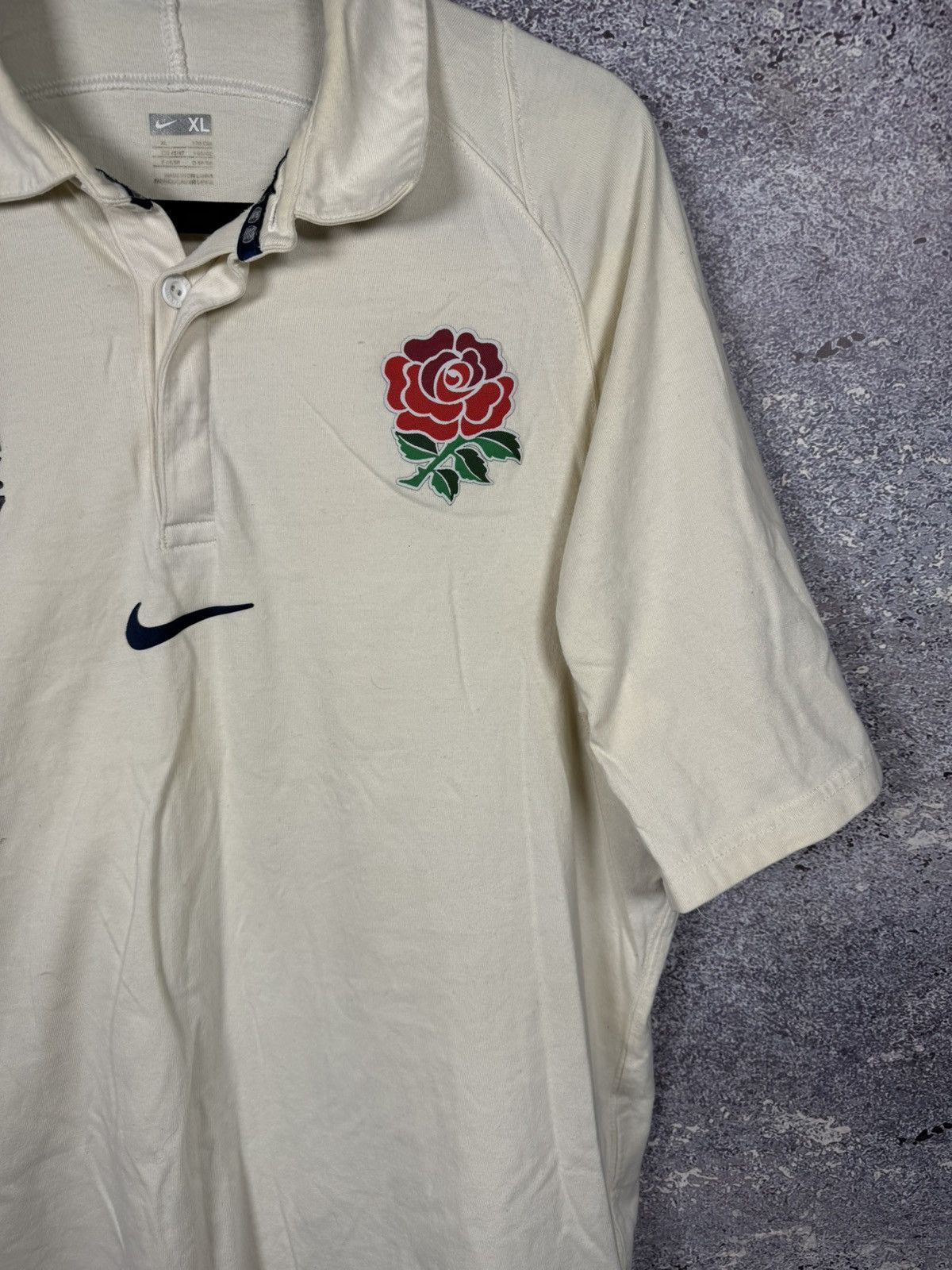 Nike × Vintage nike ENGLAND Rugby Union Jersey World Cup 2007 Shirt SIZE XL Size US XL / EU 56 / 4 - 4 Thumbnail