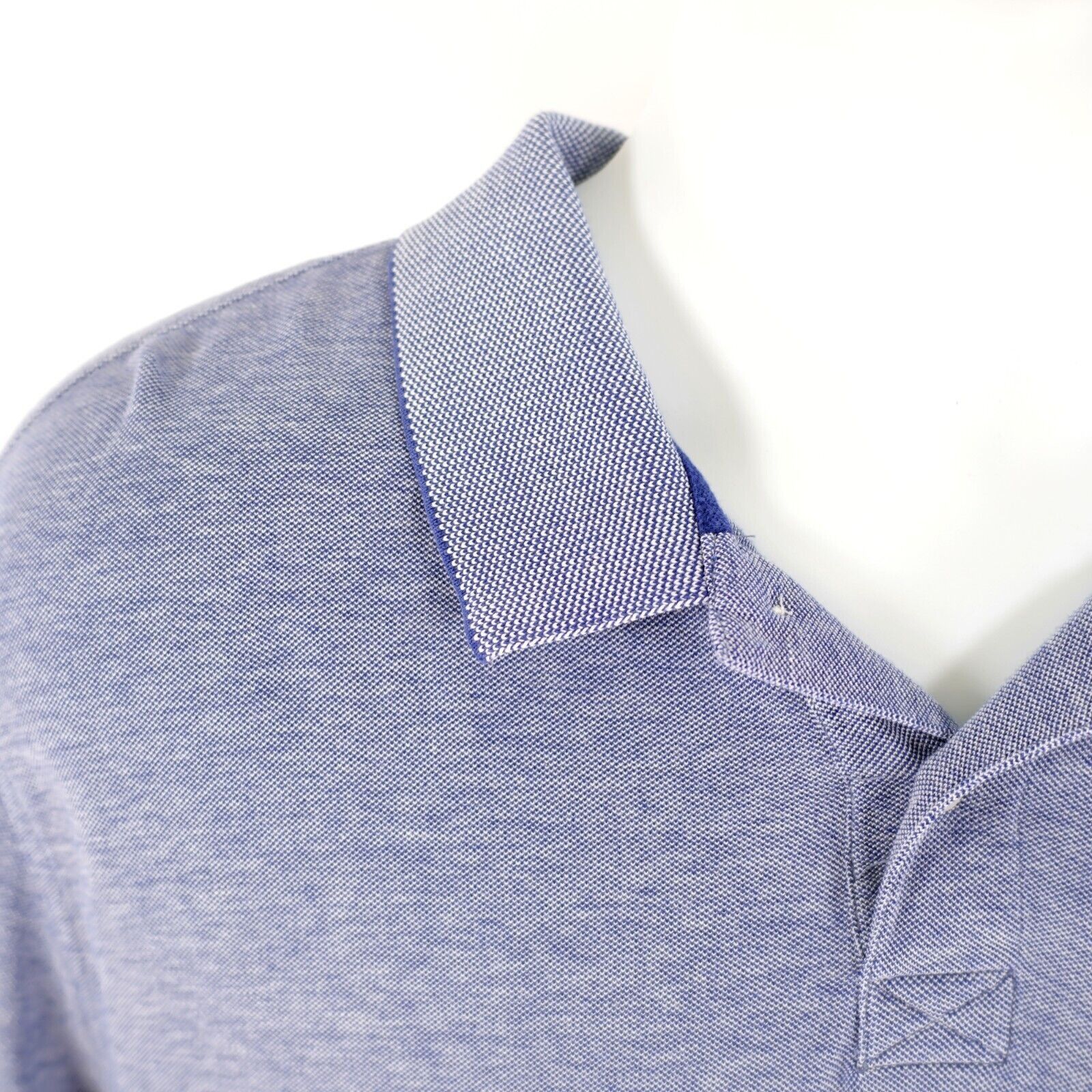 Jos. A. Bank Jos A Bank 1905 Blue Knit Polo Shirt Large Tailored Fit Coll Size US L / EU 52-54 / 3 - 2 Thumbnail