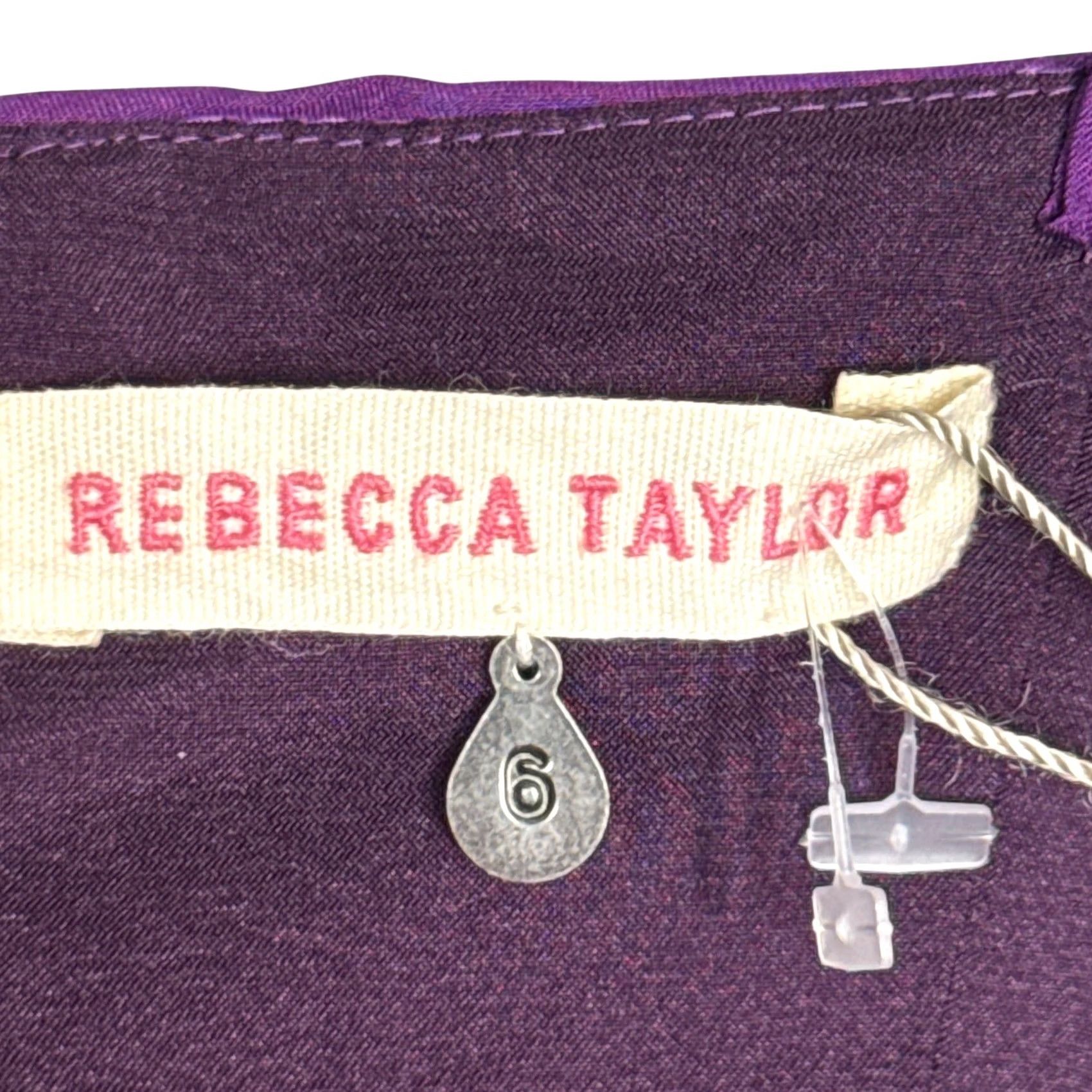 Rebecca Taylor Rebecca Taylor Violet Tutu Dress Sleeveless Mini Silk Blend Party Size 6 Womens Purple Satin Ruffle Sweetheart Size M / US 6-8 / IT 42-44 - 5 Thumbnail