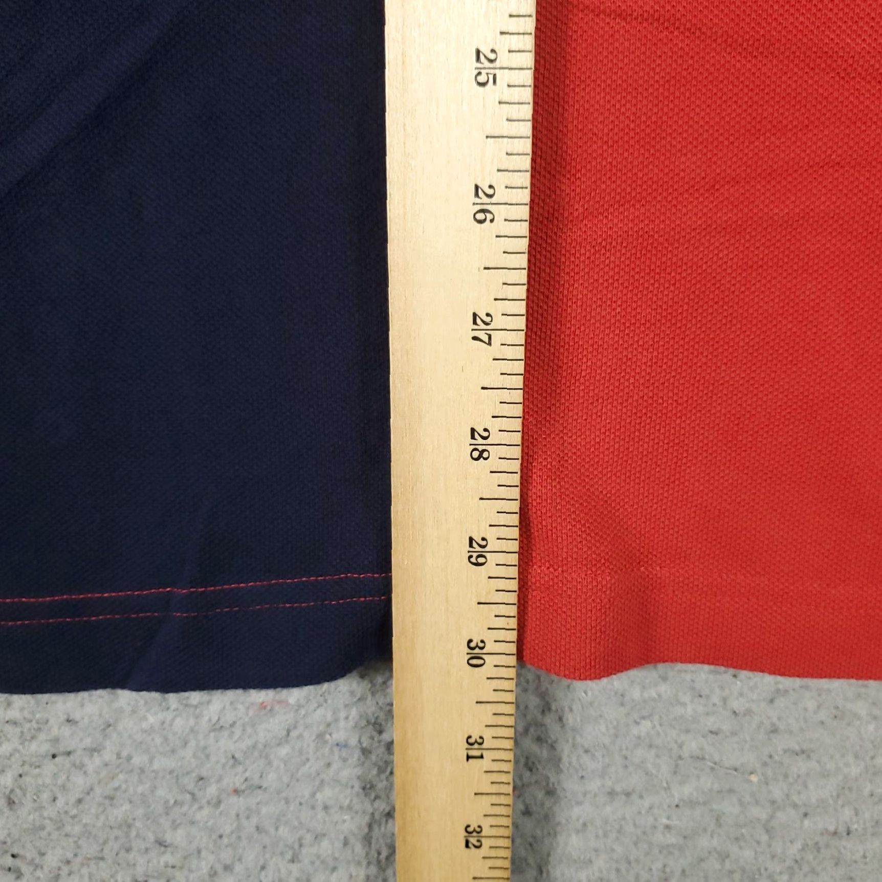 Nautica Nautica Polo Shirt Mens XL Colorblock Short Sleeve Collared Button Classic Casual Adult XL Red Blue Slim Fit Size US XL / EU 56 / 4 - 5 Thumbnail