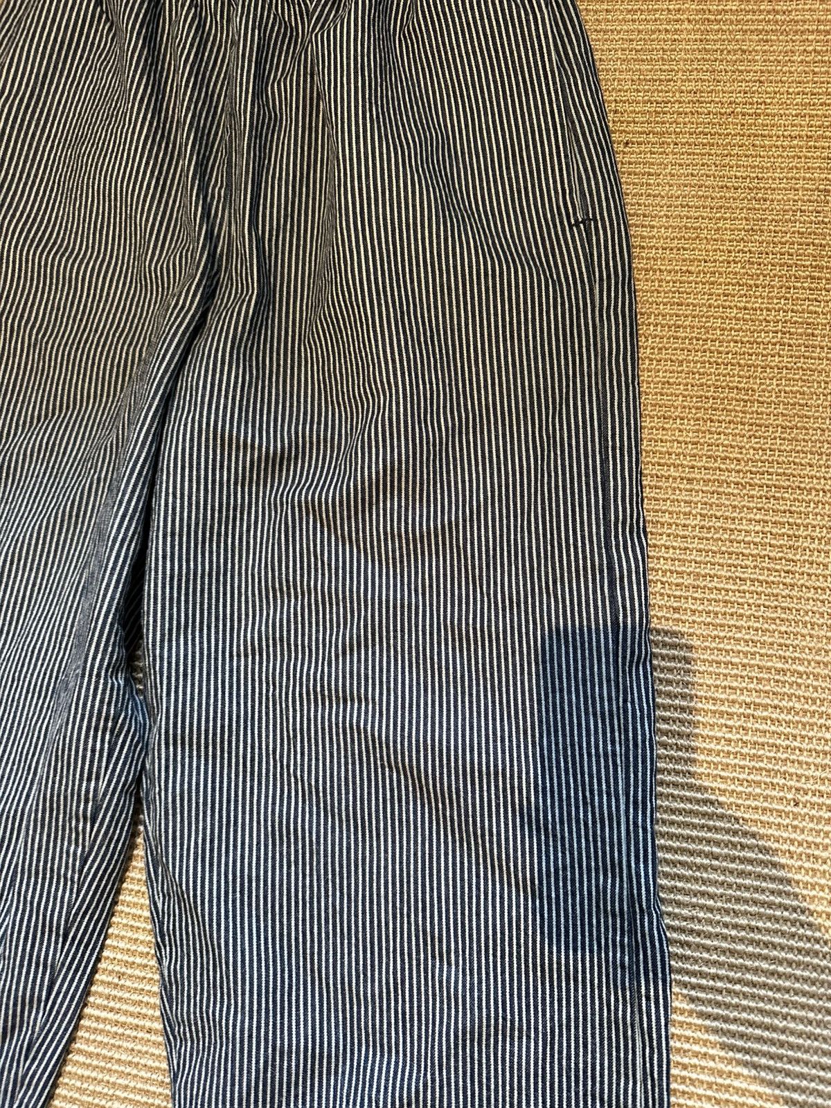 Other Blue striped wide leg cookman pants Size US 32 / EU 48 - 5 Thumbnail