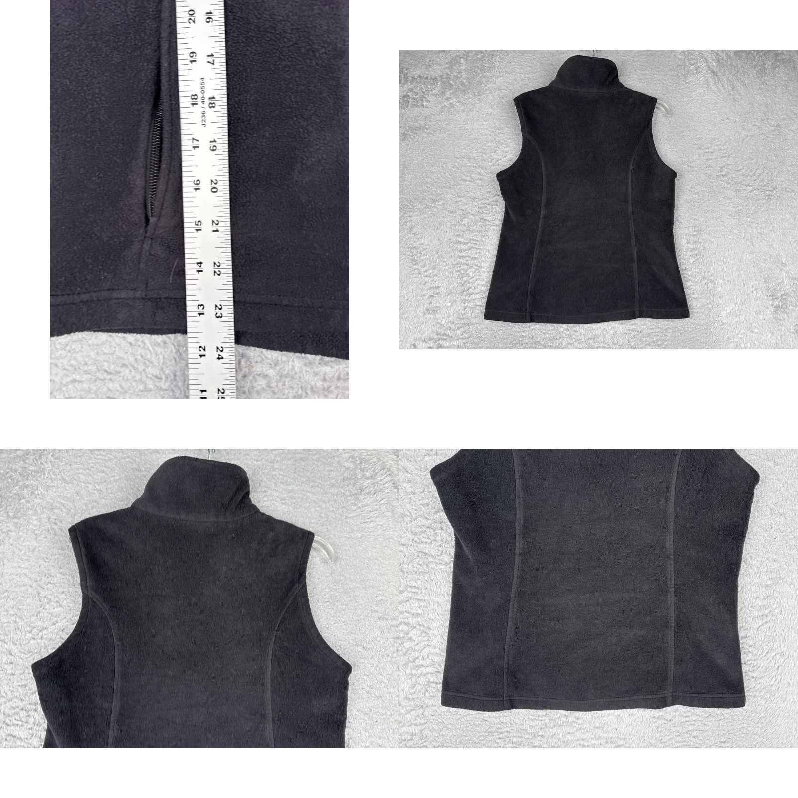 Vintage Columbia Fleece Vest Womens M Black Full Zip Pockets Outdoor Warm Hiking Size M / US 6-8 / IT 42-44 - 9 Thumbnail