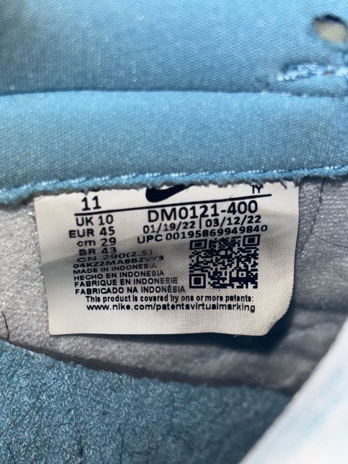 Nike Nike Dunk Low Argon Size US 11 / EU 44 - 6 Thumbnail