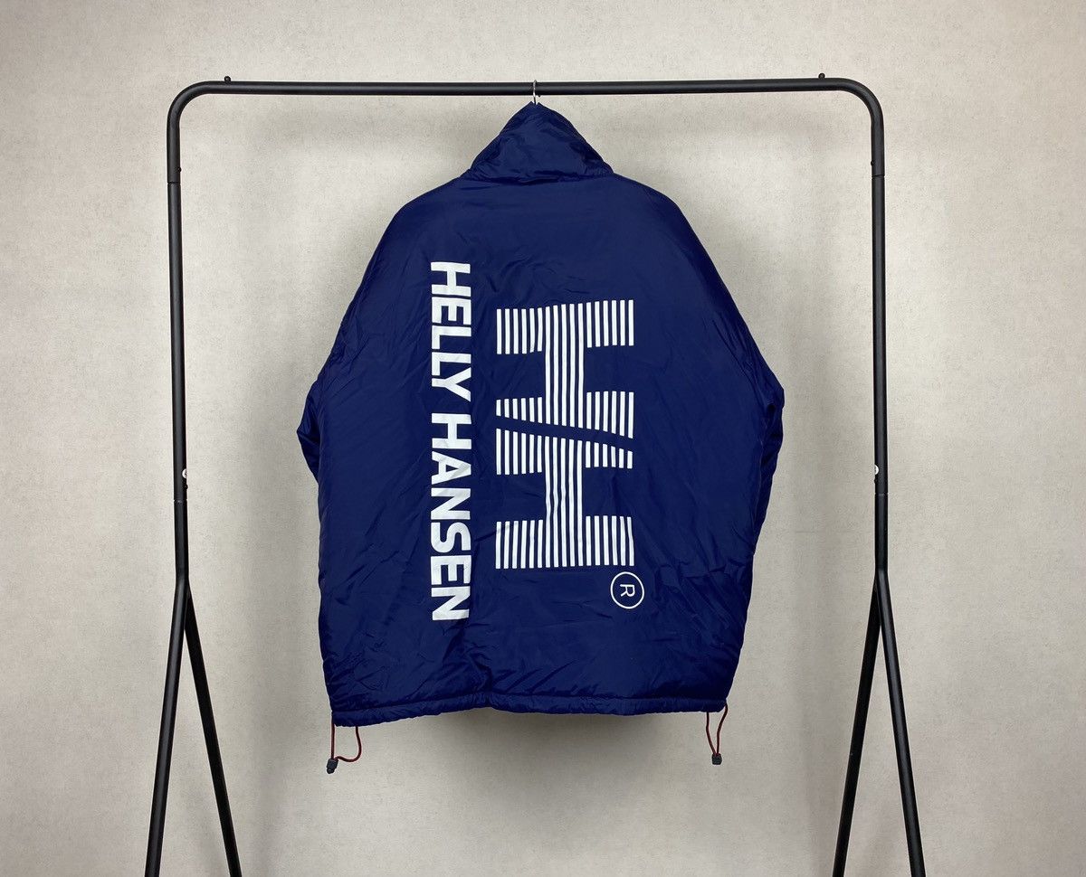 Helly Hansen Puffer Jacket Big Logo Reversible Vintage