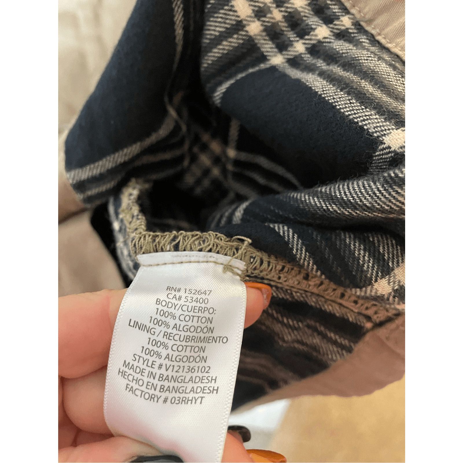 Valor Collective NWT Valor Men's Tan Trucker Plaid Lined Button Chore Jacket Size US L / EU 52-54 / 3 - 6 Thumbnail