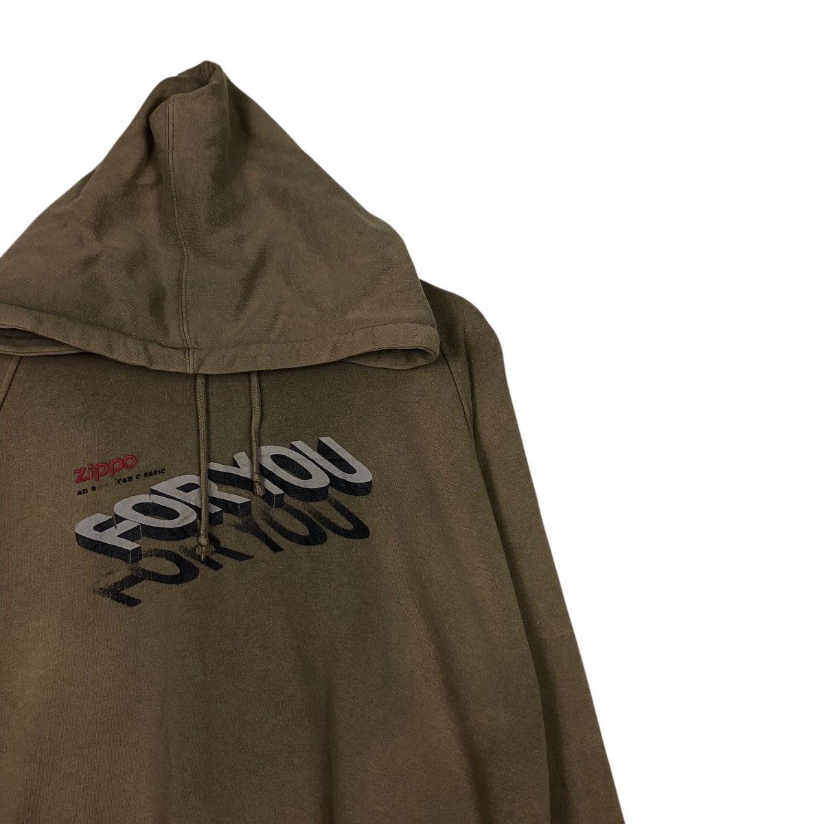 Japanese Brand 📌Vintage Hoodie Pull Over Zippo Big Logo Issey Miyake Size US M / EU 48-50 / 2 - 7 Thumbnail