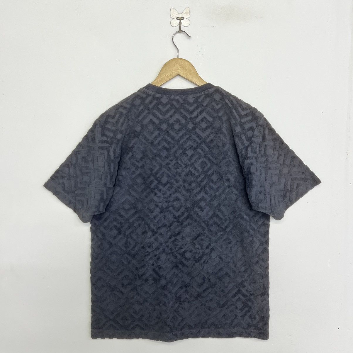Edifice Japan EDIFINCE JAPAN JACQUARD TOWEL- LIKE CREWNECK TSHIRT Size US M / EU 48-50 / 2 - 6 Thumbnail