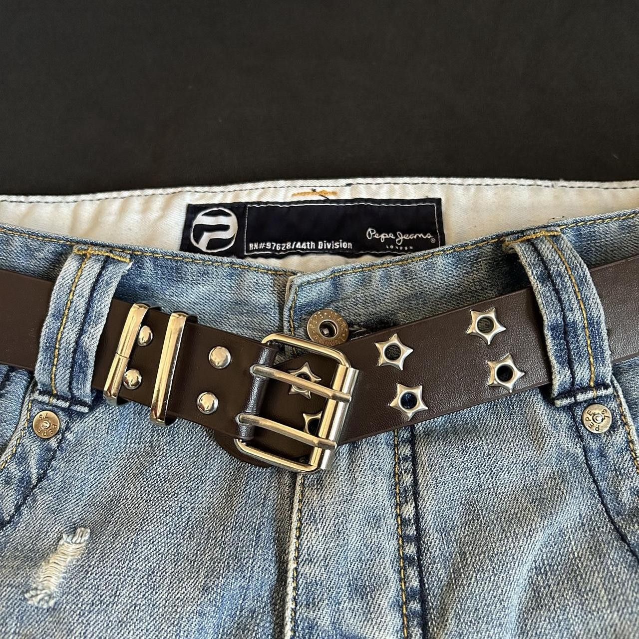 Japanese Brand × Vintage Y2K 2000s Style Star-studded Classic Skater Belt Size ONE SIZE - 5 Thumbnail
