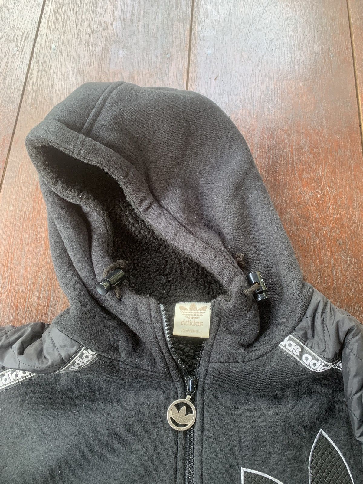 Adidas × Descente × Vintage Baggy Vintage Adidas Descente Japan big logo hoodie jacket Size US L / EU 52-54 / 3 - 4 Thumbnail