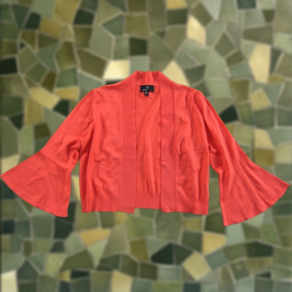 Pinko **Ronni Nicole Pink 3/4 Flare Sleeve Cardigan Sweater M** User: **Ronni Nicole Pink 3/4 Flare Sleeve Open Cardigan Sweater M** Size M / US 6-8 / IT 42-44 - 1 Thumbnail