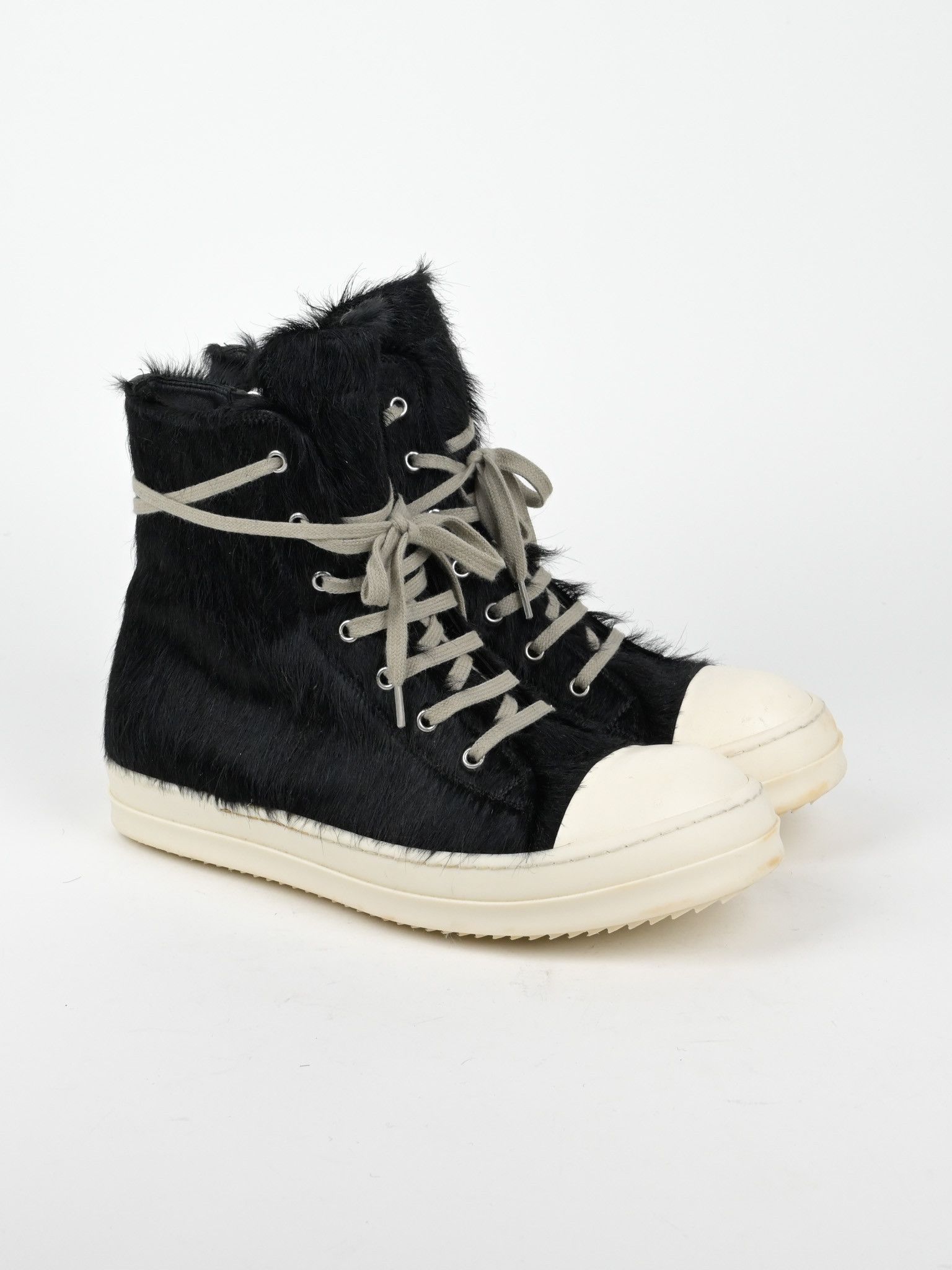 Rick Owens Mainline Pony Hair Ramones 42 | Grailed